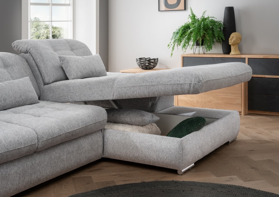 Benformato_Rigatti_2FRFKF-RECBKKF_9753_F06-6 Stilvolles Sofa Rigatti von Benformato: Hellgrau