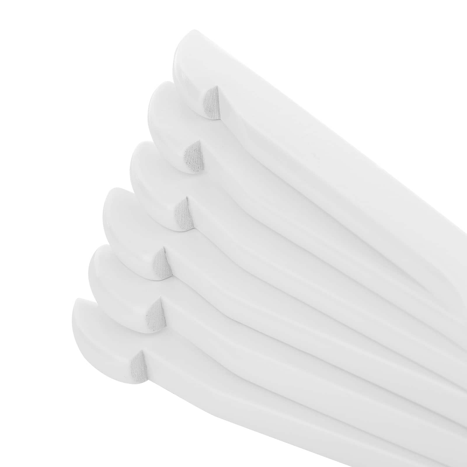 Schlichte Bügel 20 Stück Weiß-CRW003WT20 Schlichte Bügel 20 Stück Weiß-CRW003WT20