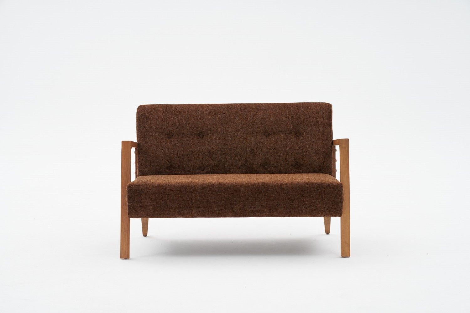 Kemer 2-Sitzer Sofa von MyHomelando – mit Buchenholzgestell & Chenille-Stoff