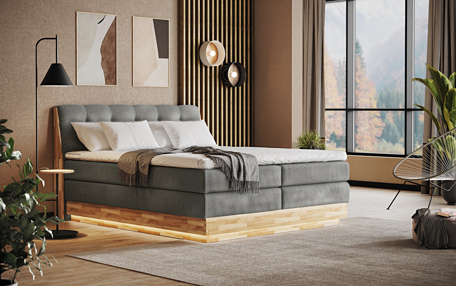 Boxspringbett Melissa Orlando – Cotta Premium Komfort Boxspringbett Melissa Orlando – Cotta Premium Komfort