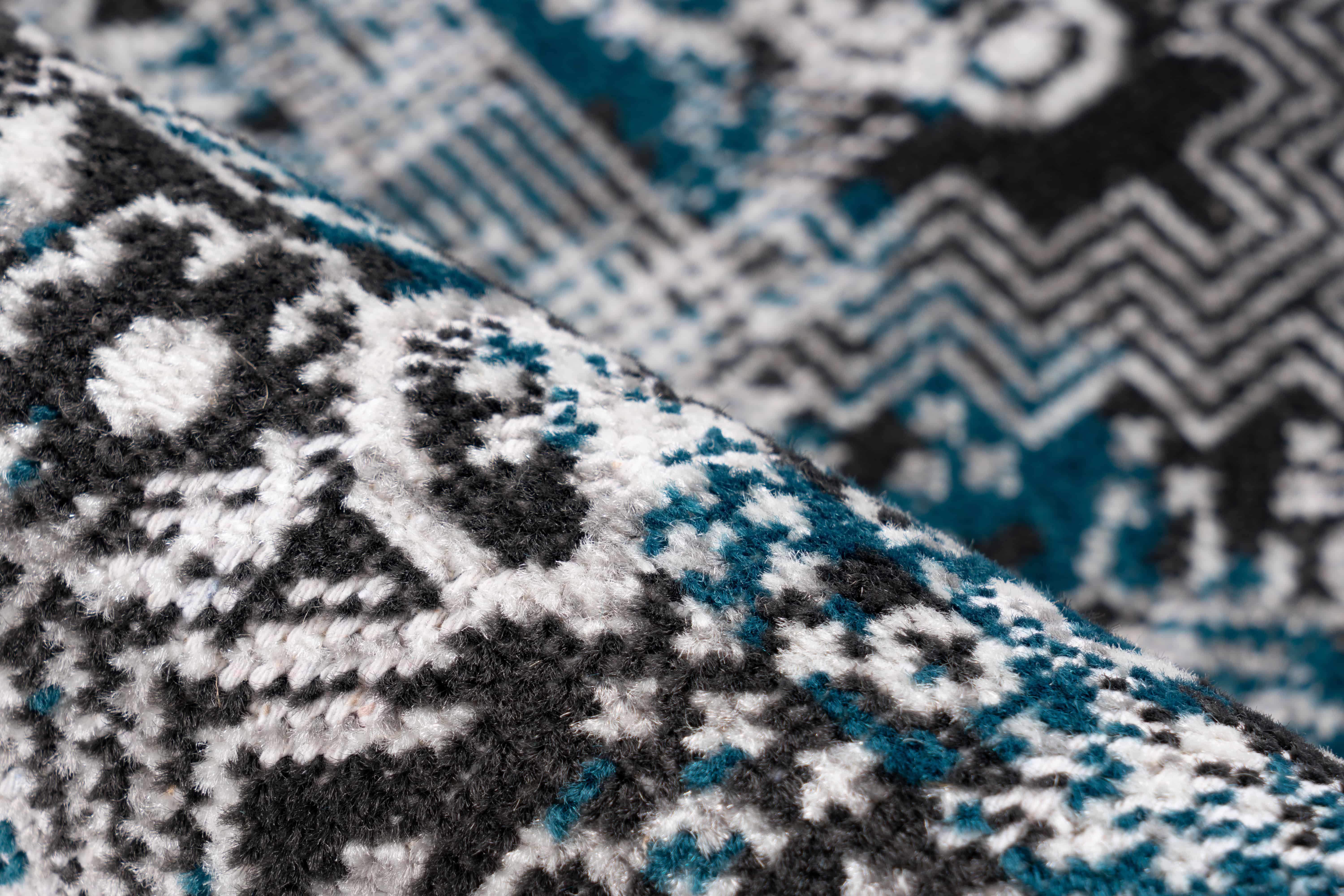 Ariya 525 Blau 80cm x 150cm | Teppich | Flachflor