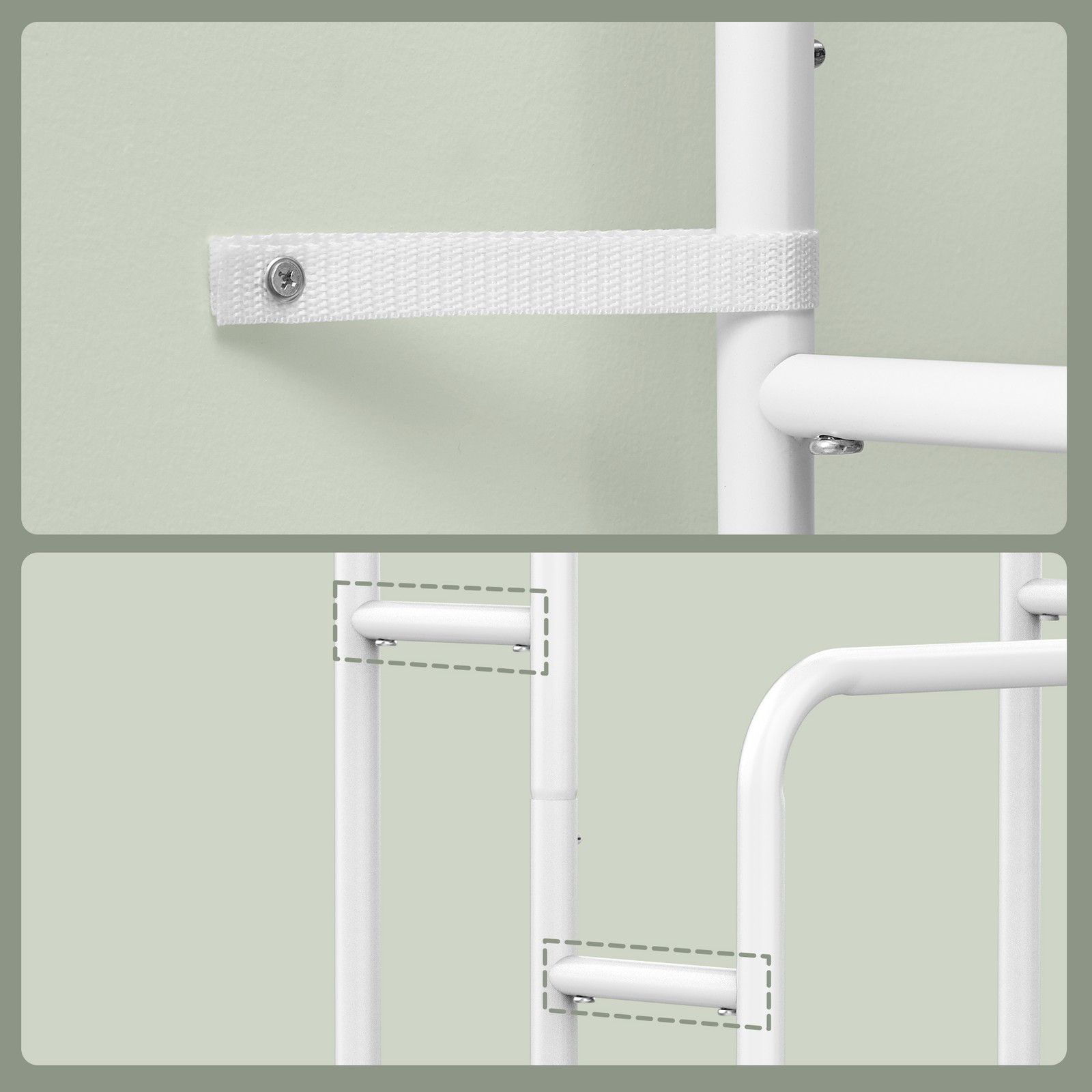 Handtuchhalter mit 3 Stangen, Handtuchständer mit 2 Haken, für Wohnzimmer Handtuchhalter mit 3 Stangen, Handtuchständer mit 2 Haken, für Wohnzimmer