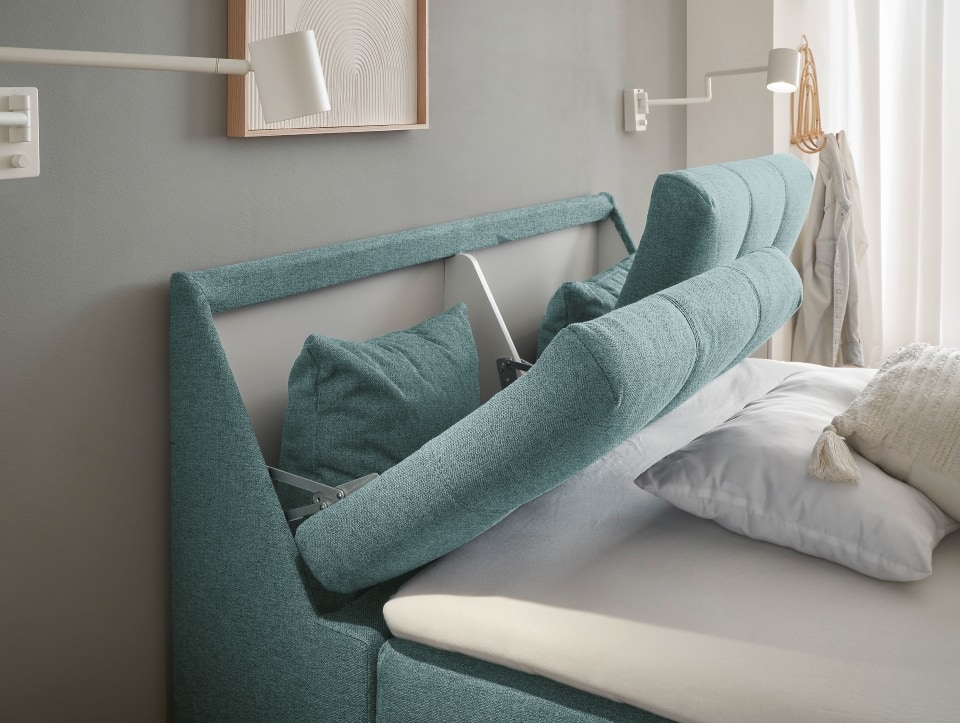 Atlantis-140_Lumos-82-mint_Milieu_Detail_Fkt Eintauchen in Mint: Boxbett Atlantis - Myhomelando