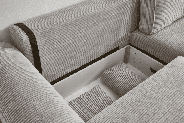 BlackRedWhite-Ecksofa-Angelina-mit-Schlaffunktion-Zoom-19-Dove-Cord-Stoff2 Das Angelina Ecksofa von BlackRedWhite: Stil und Funktionalität in einem in der Farbe Zoom 19 Dove Cord-Stoff bei Myhomelando erhältlich