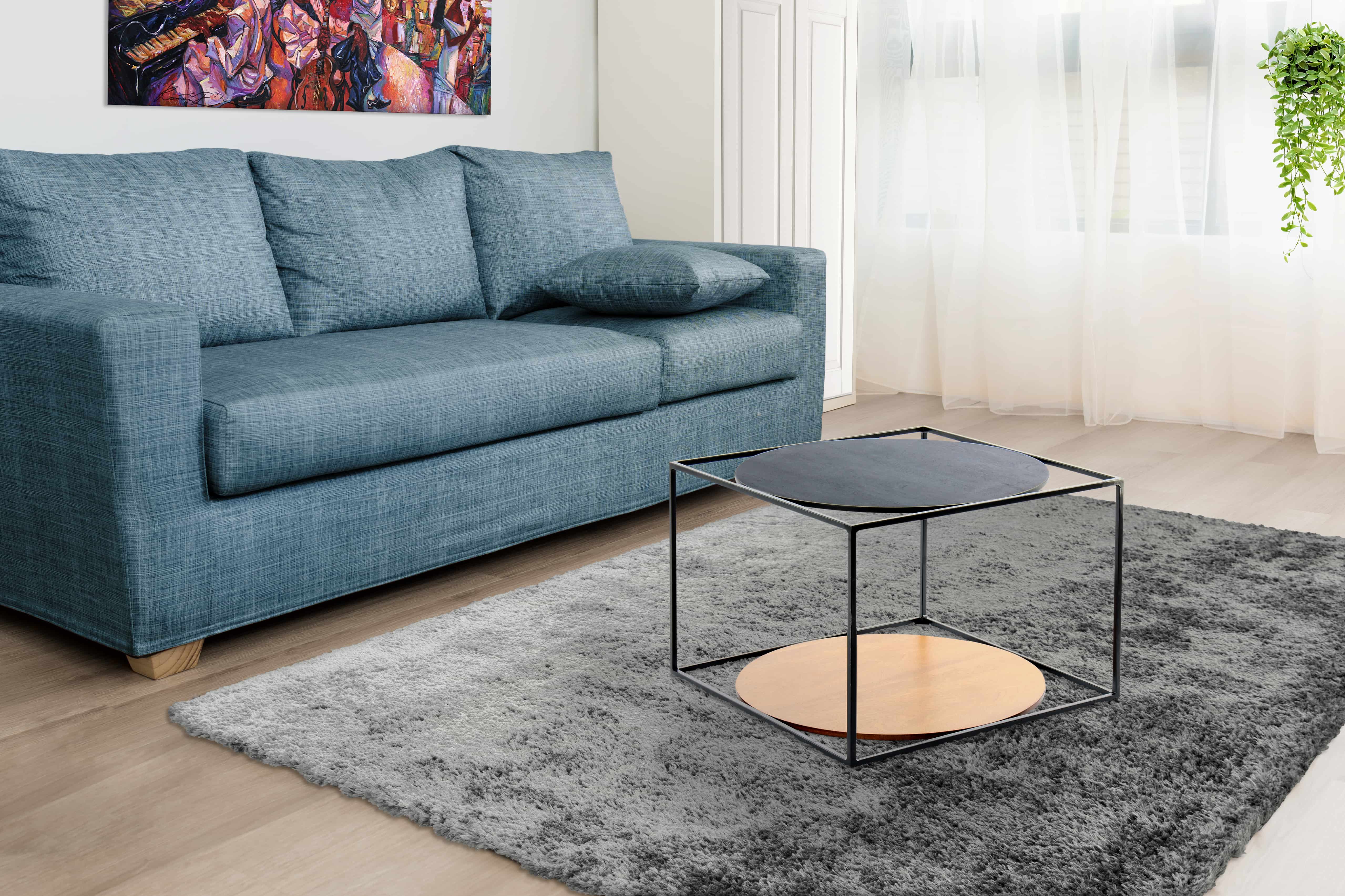 Beistelltisch Cody 110 Braun / Schwarz / Schwarz Beistelltisch Cody 110 Braun / Schwarz / Schwarz