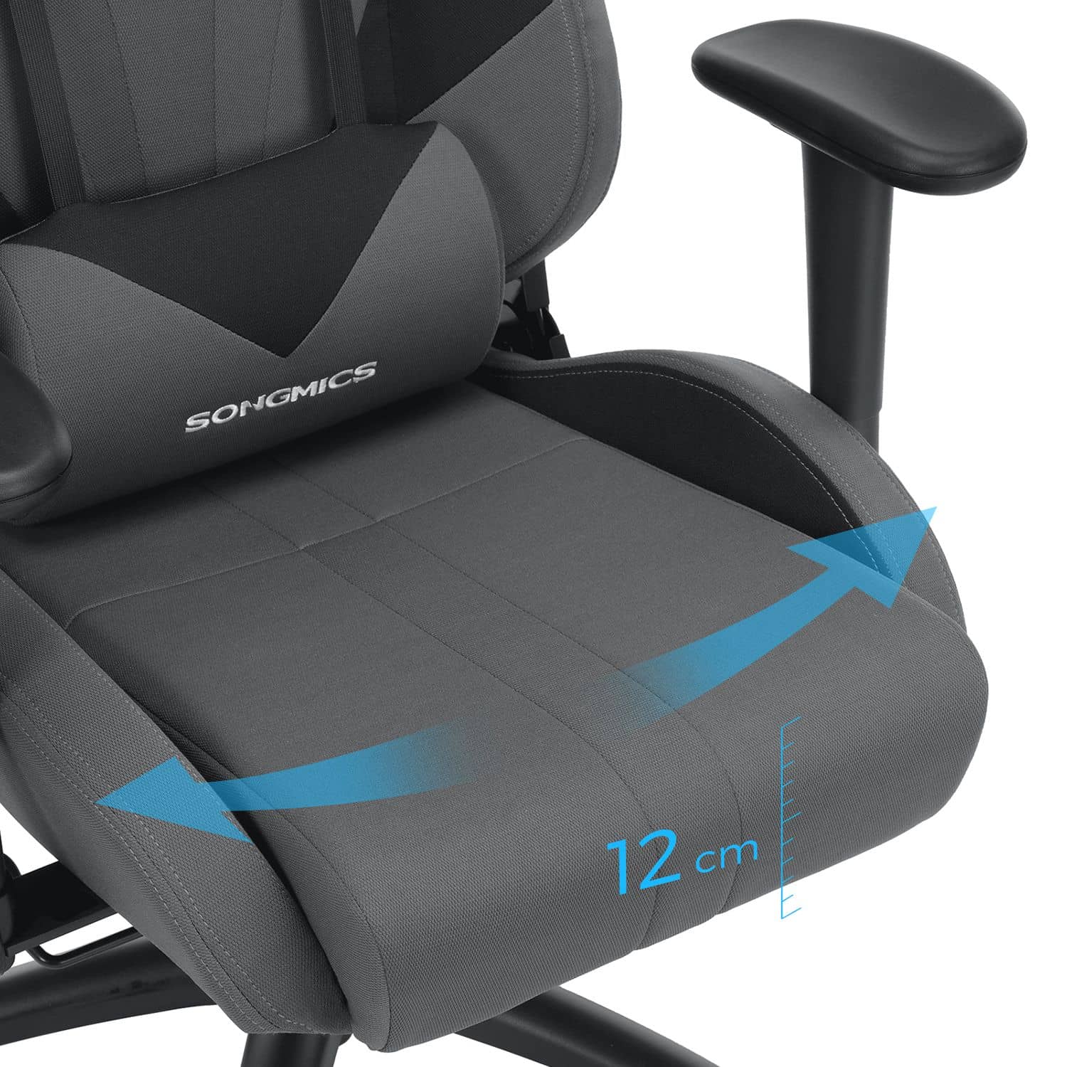 Gamingstuhl mit Lendenkissen Grau-B34RCG13G Gamingstuhl mit Lendenkissen Grau-B34RCG13G