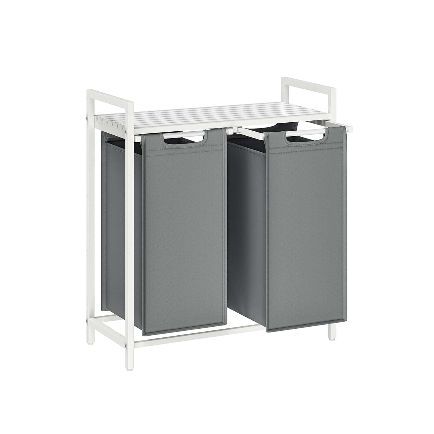 Wäschekorb 2 x 46 Liter mit Ablage 73 x 33 x 72 cm Wäschekorb 2 x 46 Liter mit Ablage 73 x 33 x 72 cm