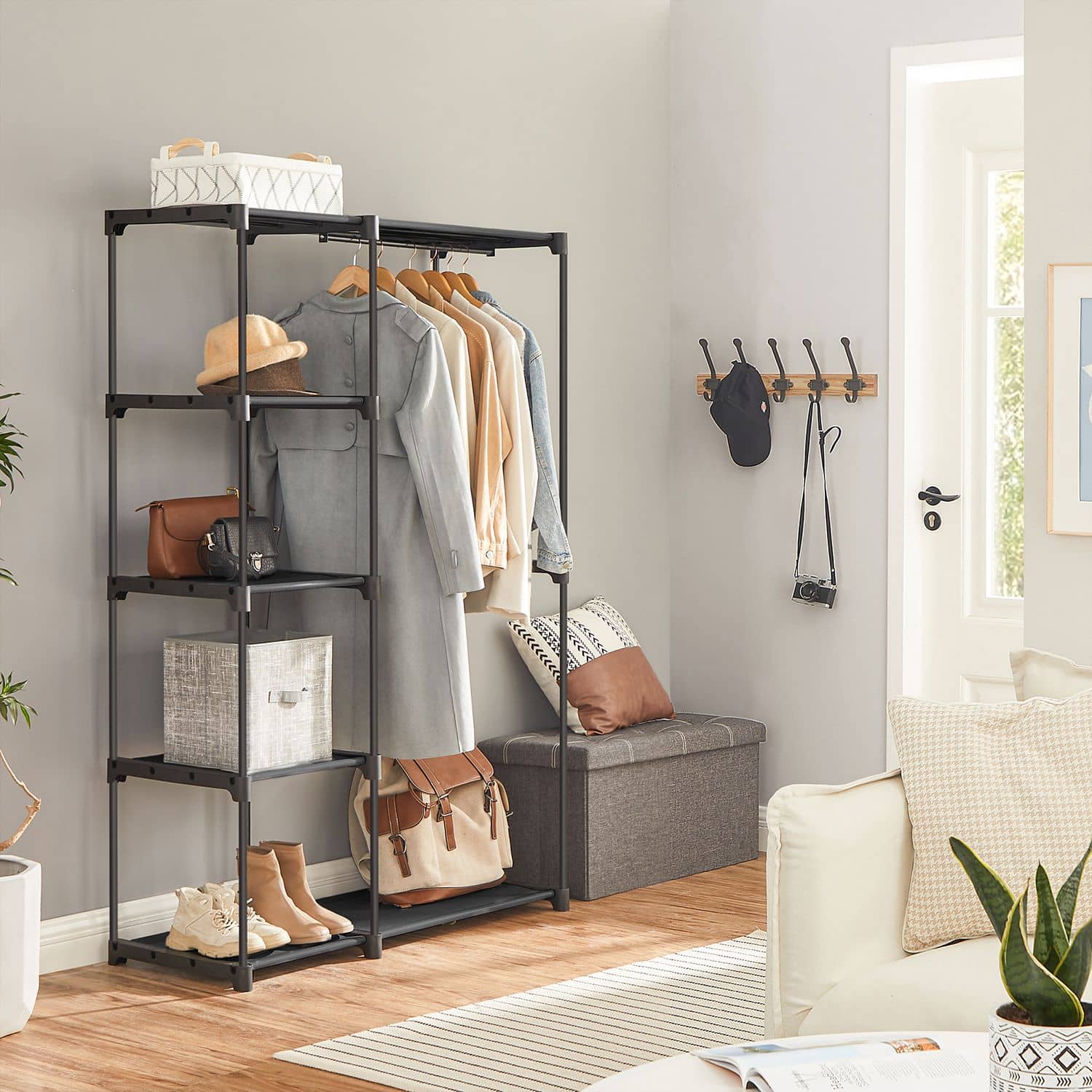 Offener Kleiderschrank-RYG24BK Offener Kleiderschrank-RYG24BK