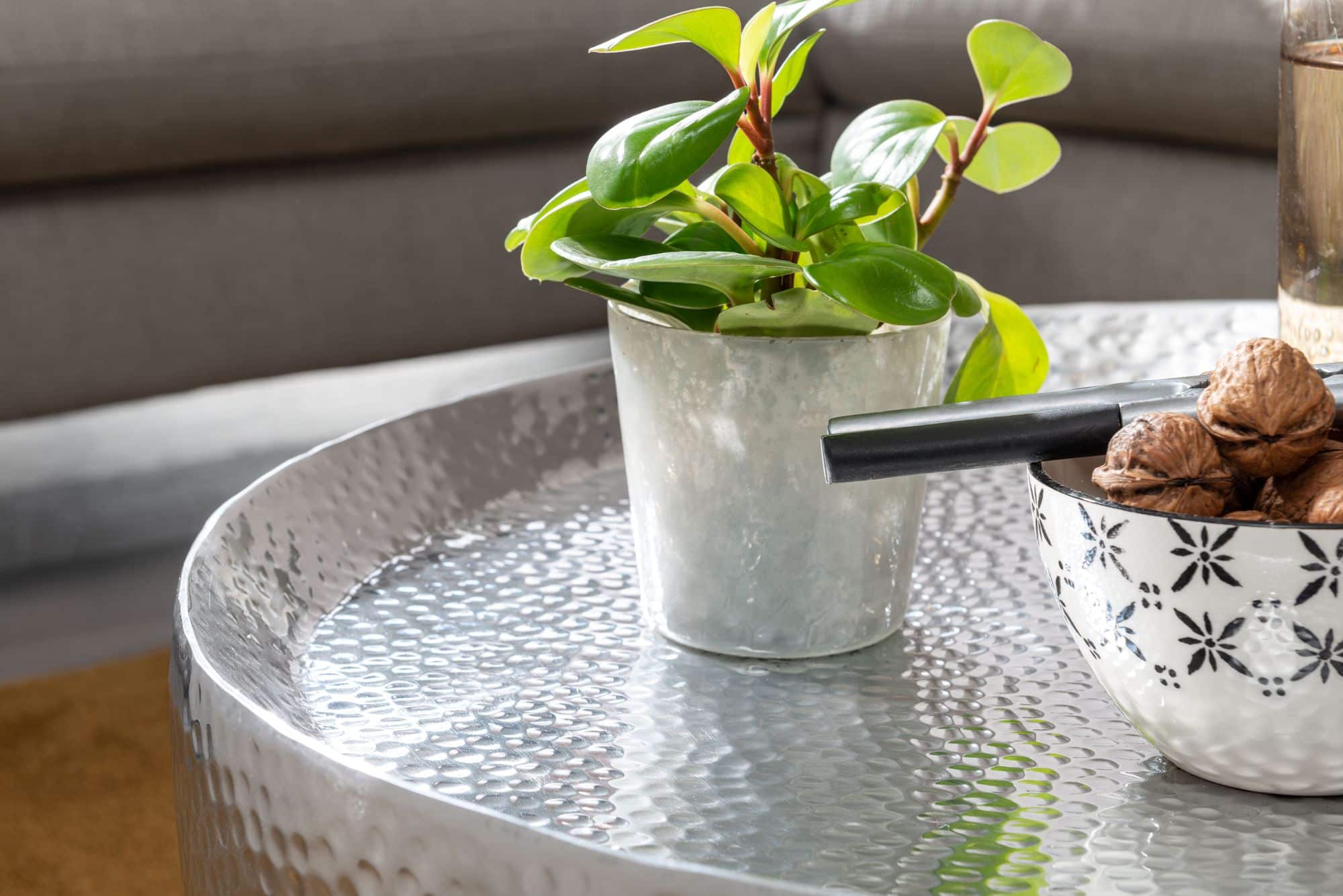 63442-WOHNLING-Couchtisch-Aluminum-Silber-60x60x35-cm-WL6-453-WL6-453_42DyncXZ2xjjyB Couchtisch Aluminium Silber 60x60x35 cm Wohnzimmertisch Hammerschlag