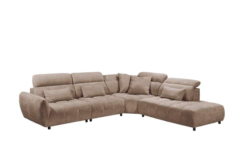 Sofa Franklin von ED Exciting Design – Modernes Sofa mit Mikrofaserbezug, Nosagfederung und 5-fach verstellbaren Kopflehnen Sofa Franklin von ED Exciting Design – Modernes Sofa mit Mikrofaserbezug, Nosagfederung und 5-fach verstellbaren Kopflehnen