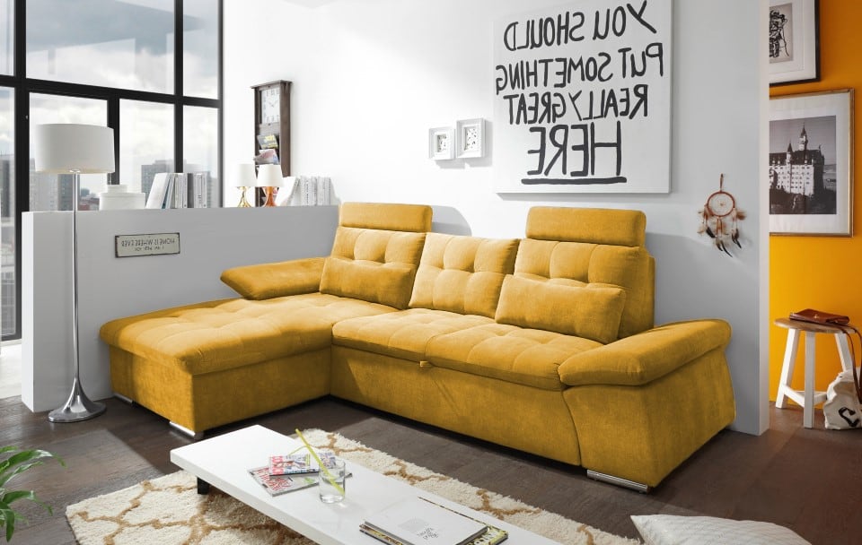 Nalo_klein_Uran_allgemein_senfuTfgNreNKBZ4H Entspannt in Senf: Modernes ED Schlafsofa Nalo mit Bettkasten und verstellbaren Armlehnen