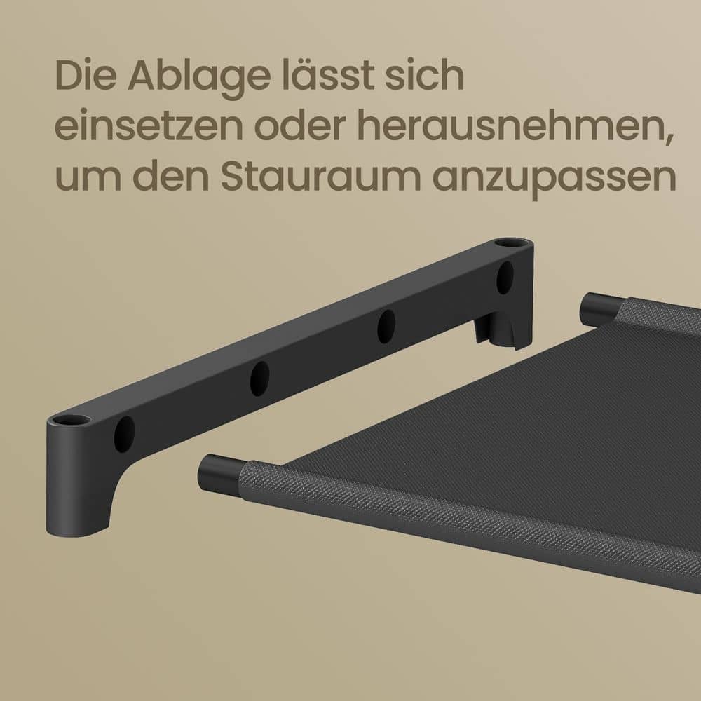 Schuhregal 3 Ebenen, Schuhaufbewahrung, Eingangsbereich