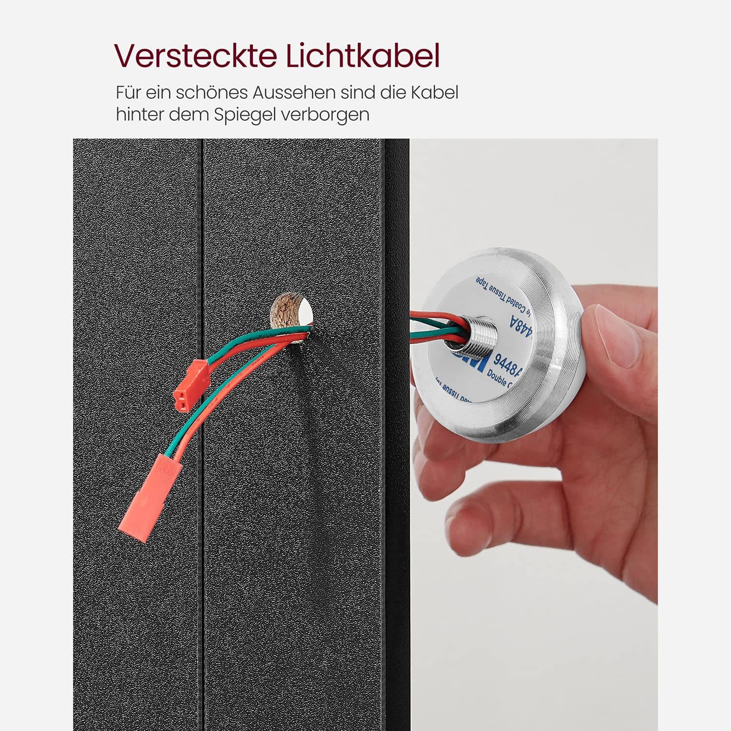 Schminktisch mit LED-Beleuchtung-B34RDT114T16 Schminktisch mit LED-Beleuchtung-B34RDT114T16