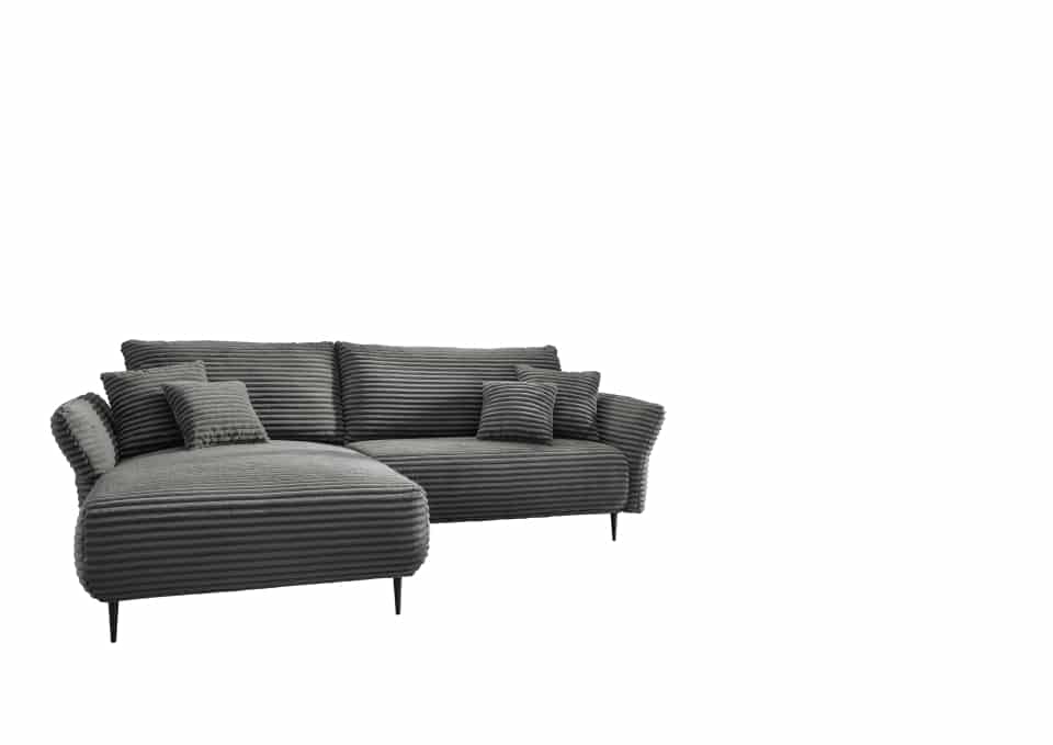 Benformato_Vanilla_2AF-RECAF_2018-3 Hochwertiges Breitcord-Sofa: Benformato Sofa Vanilla in Grau mit verstellbaren Armlehnen und Ratenzahlungsoption
