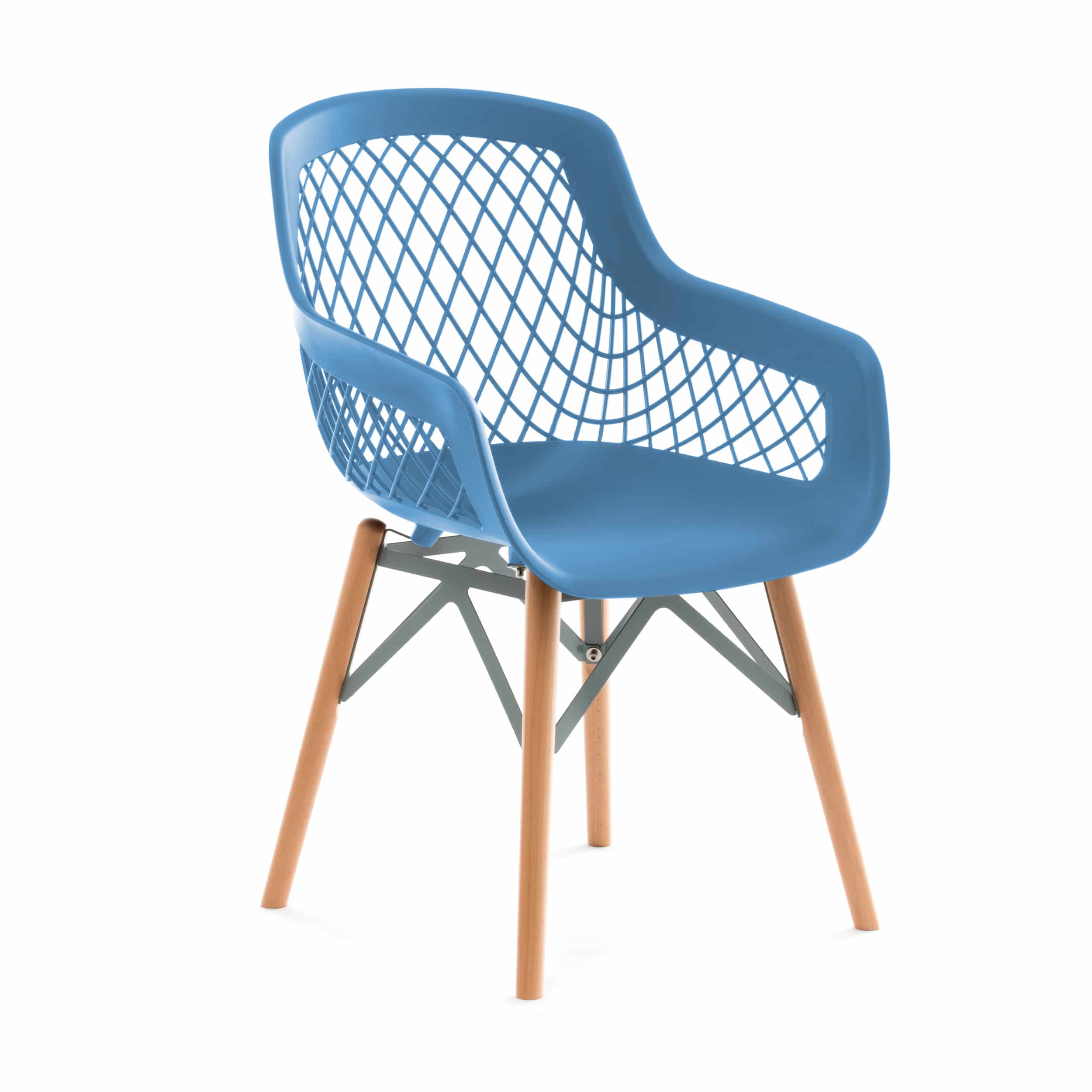 Stuhl Pure Style 4er-Set Blau