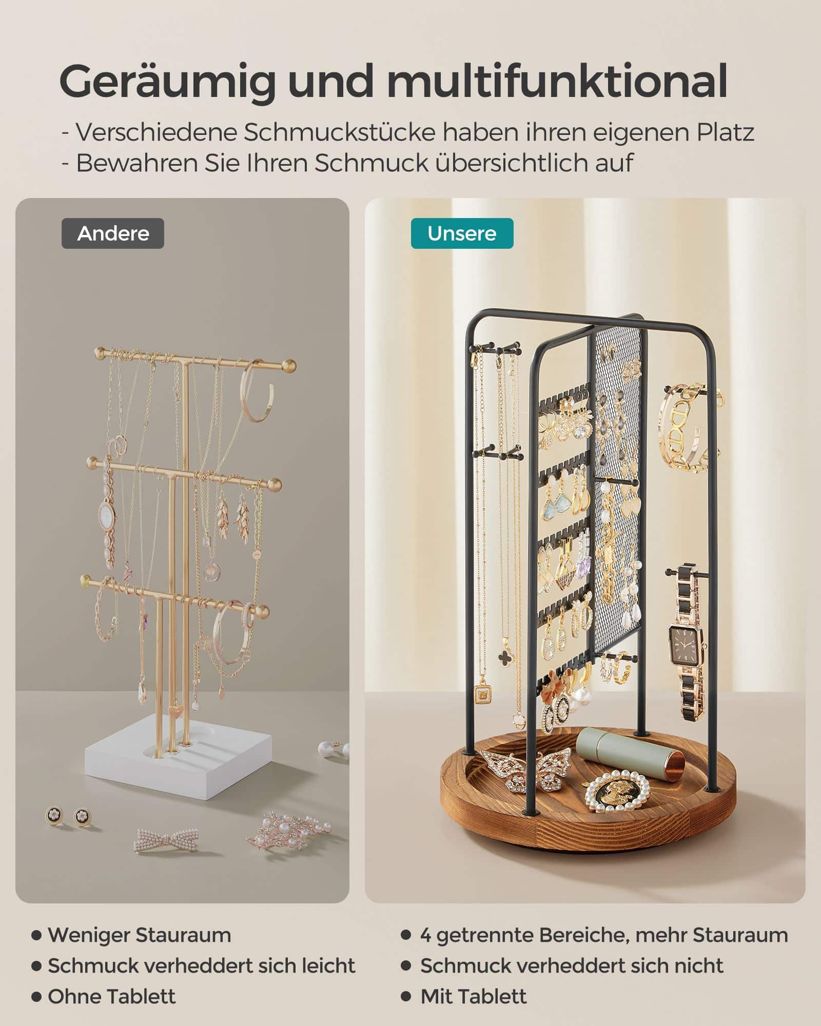 Schmuckständer für Halsketten Geschenkidee schwarz Schmuckständer für Halsketten Geschenkidee schwarz