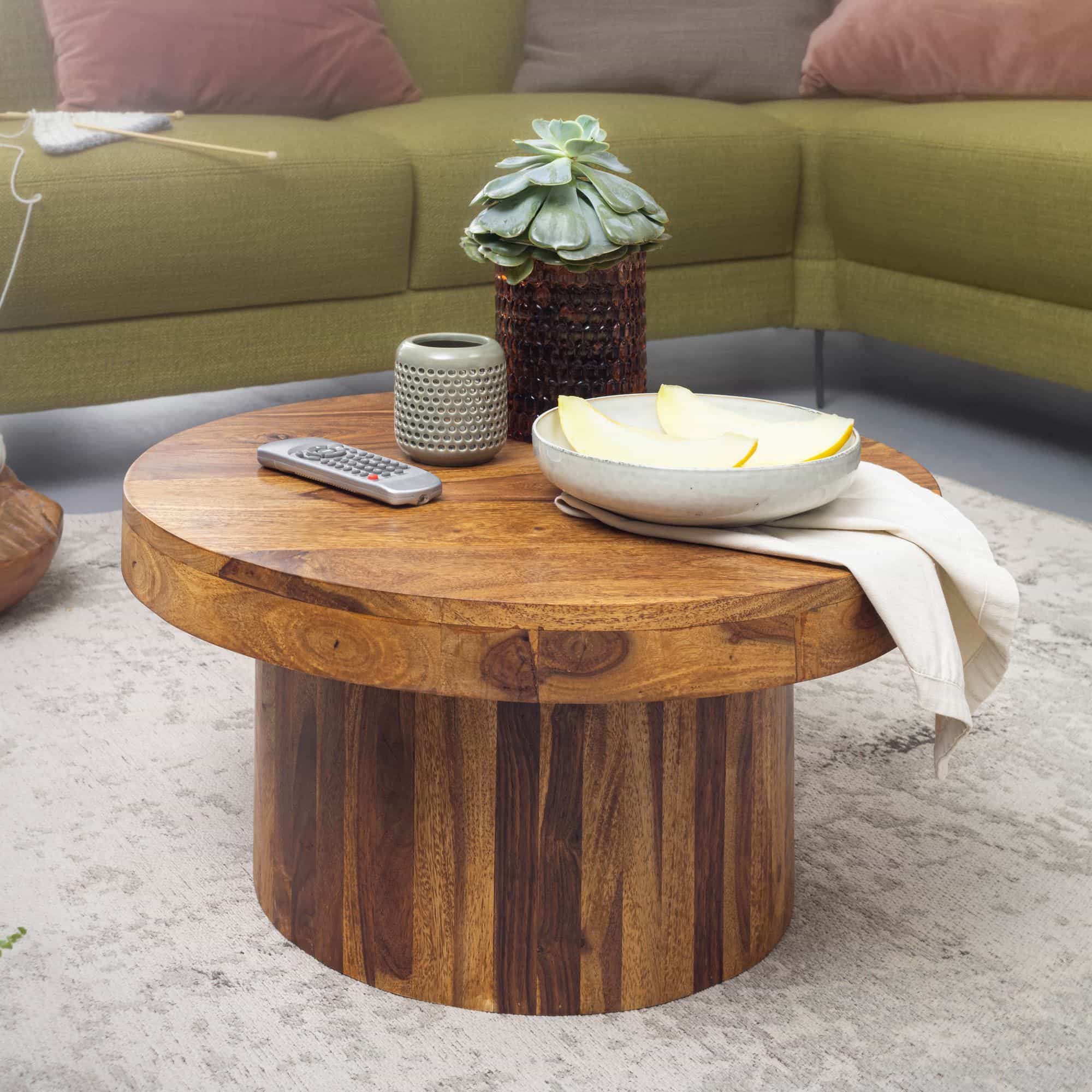 Couchtisch 60x30x60 cm Sheesham Massivholz Sofatisch Couchtisch 60x30x60 cm Sheesham Massivholz Sofatisch