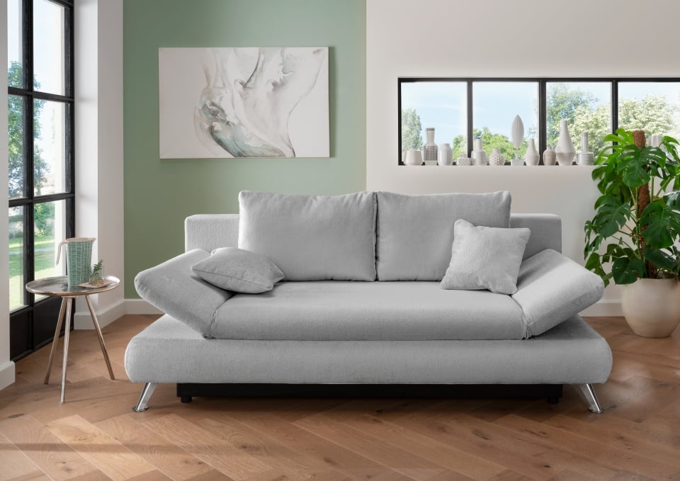 Benformato_Dale_2FAFBK_6907_F06 Grau-blauer Akzent: Benformato Sofa Dale in modernem Orsa Grau-Blau