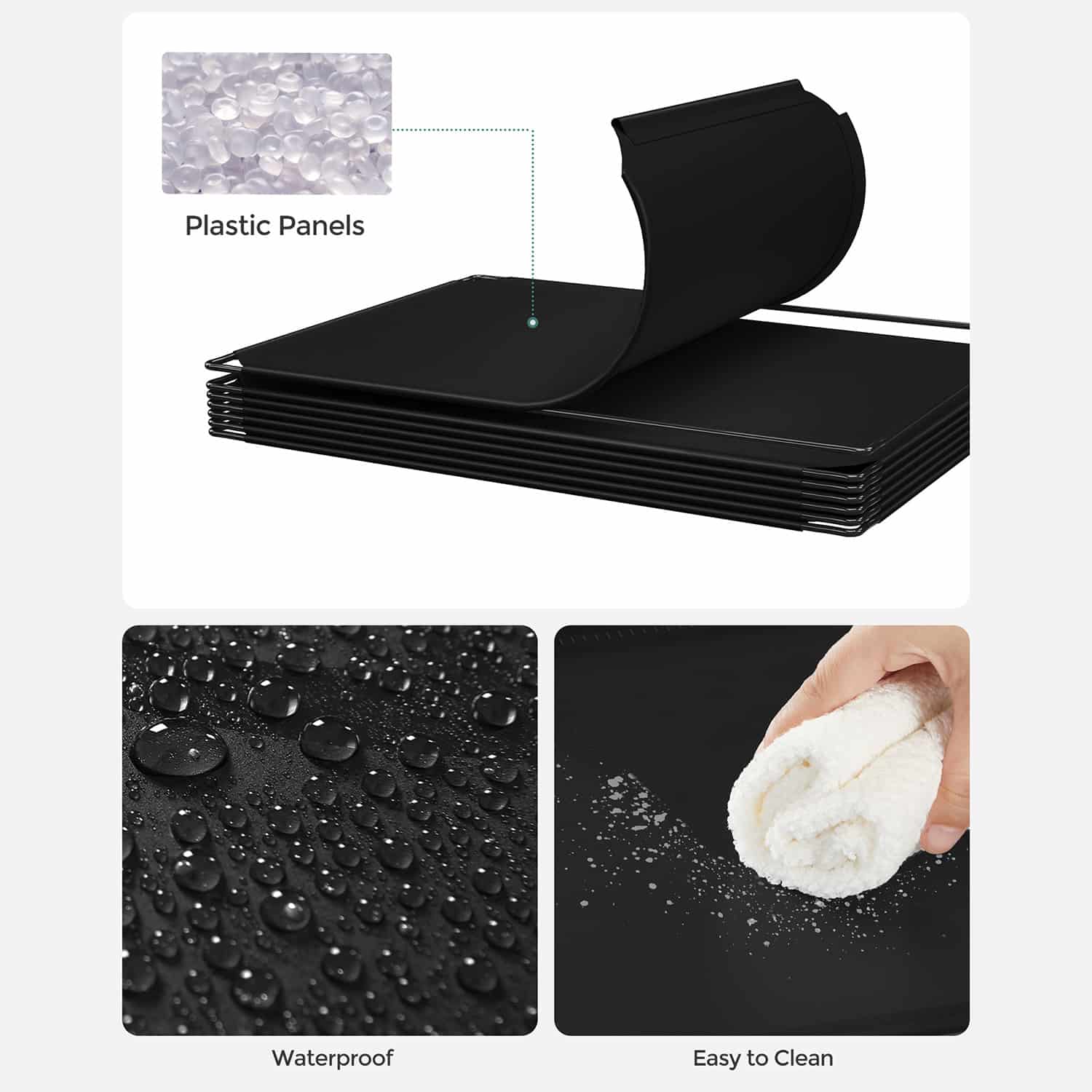 Steckregalsystem 16 Würfel Schwarz