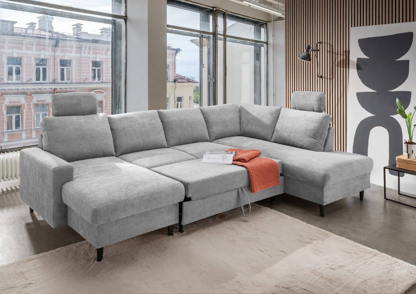 Wohnlandschaft Passo Coroni mit Schlaffunktion – Benformato