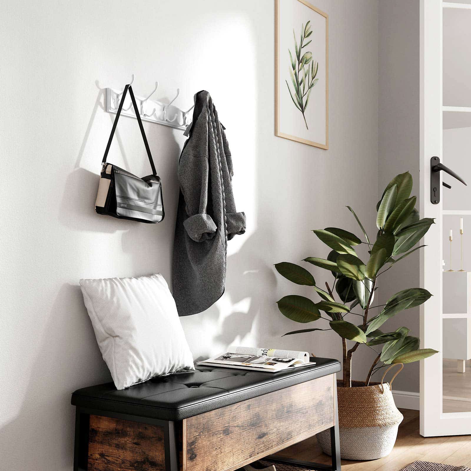 4 Dreifach-Kleiderhaken-LHR30WT 4 Dreifach-Kleiderhaken-LHR30WT