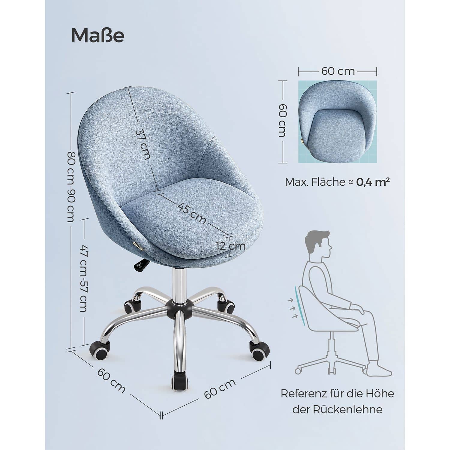 Drehstuhl blau Drehstuhl blau