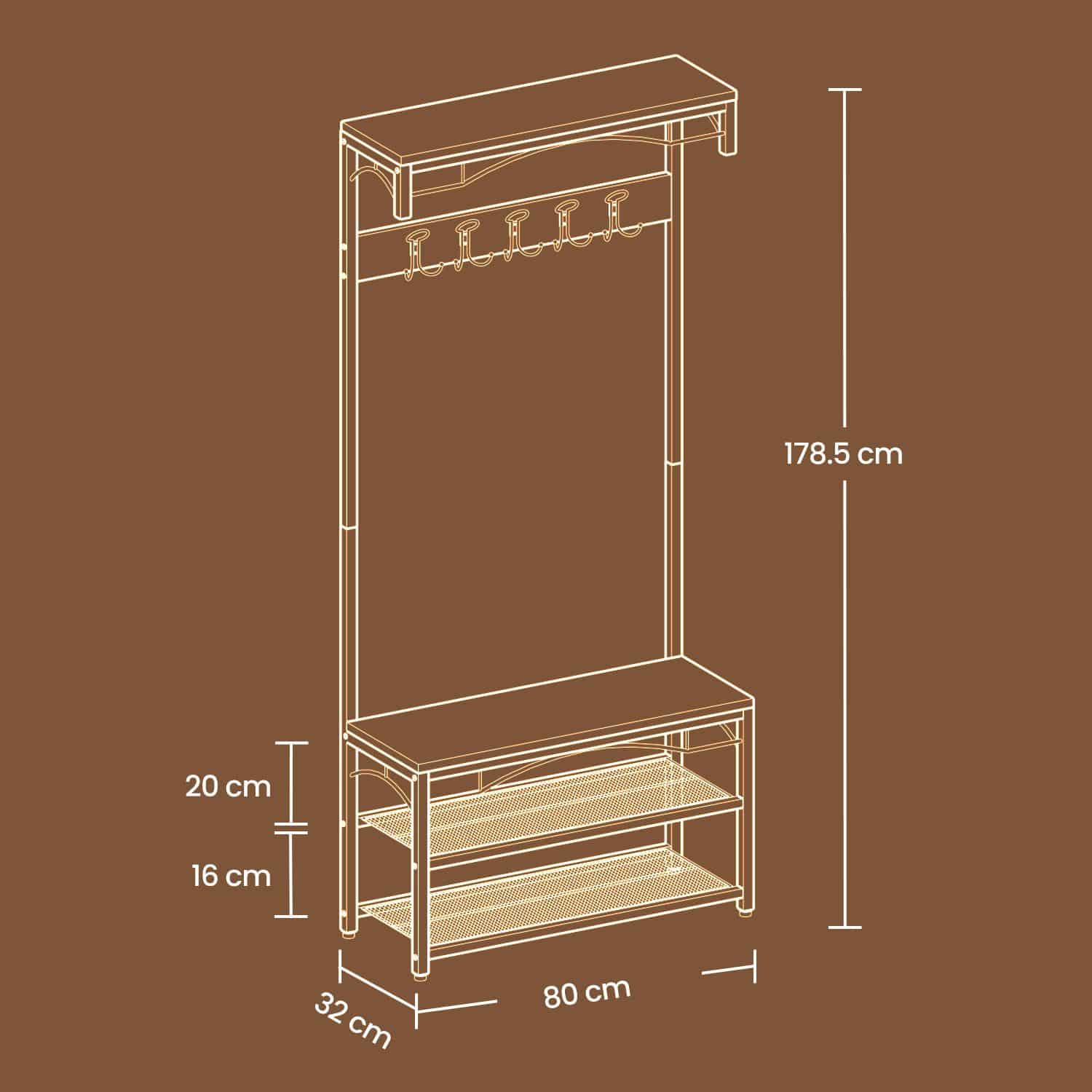 Industriestil Garderobe & Schuhregal Industriestil Garderobe & Schuhregal