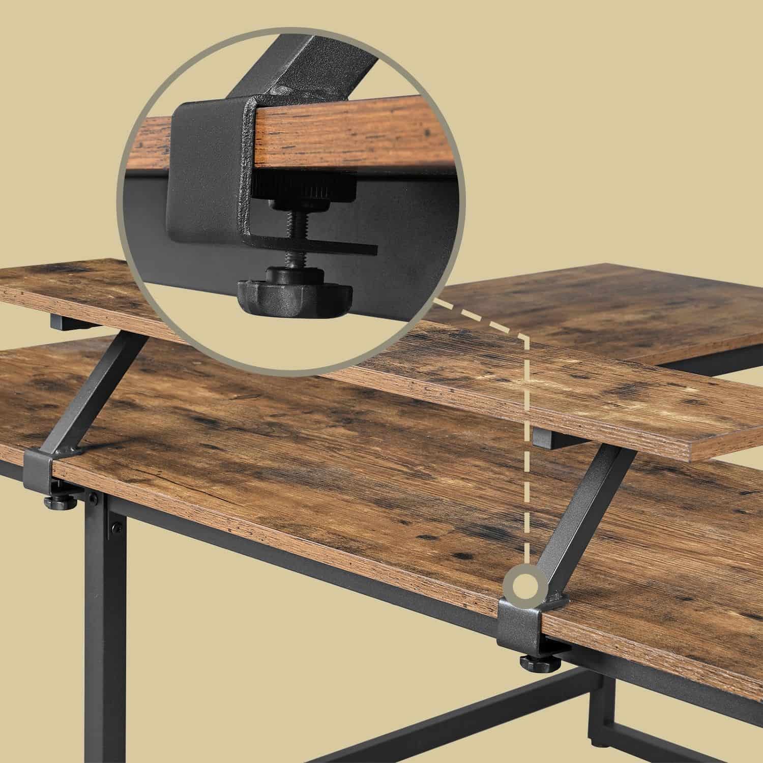 L-förmiger Computertisch L-förmiger Computertisch