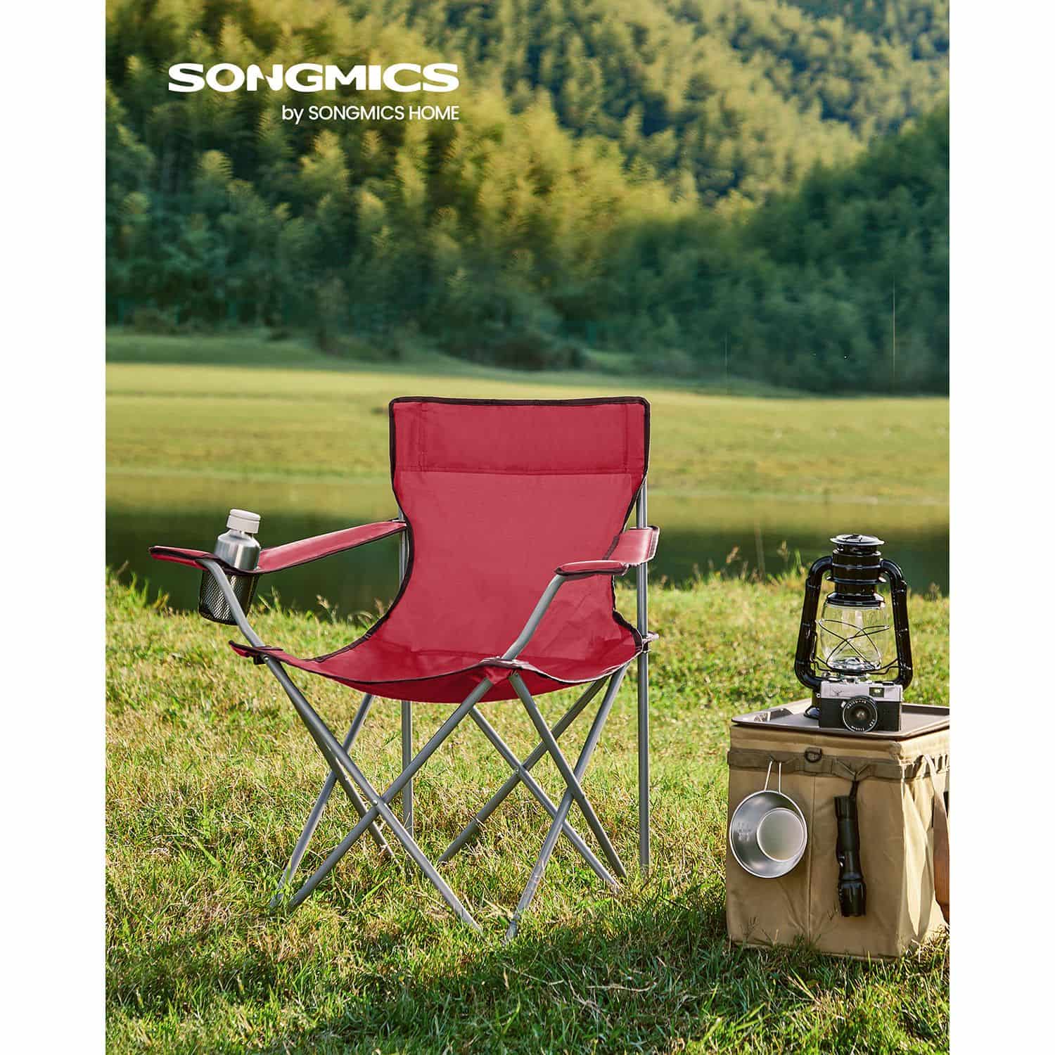 Campingstuhl 2er Set klappbar-GCB01RD Campingstuhl 2er Set klappbar-GCB01RD