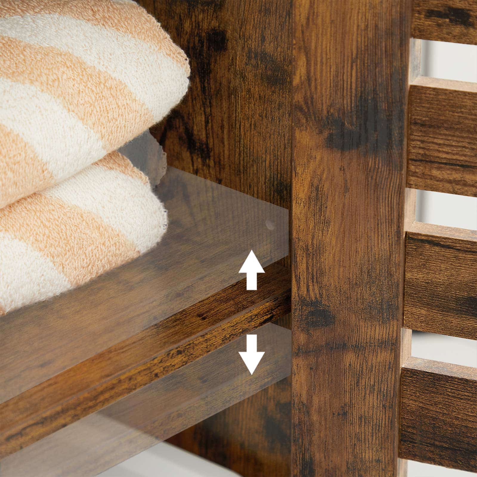 BBK160X01-6 Badezimmerschrank vintagebraun