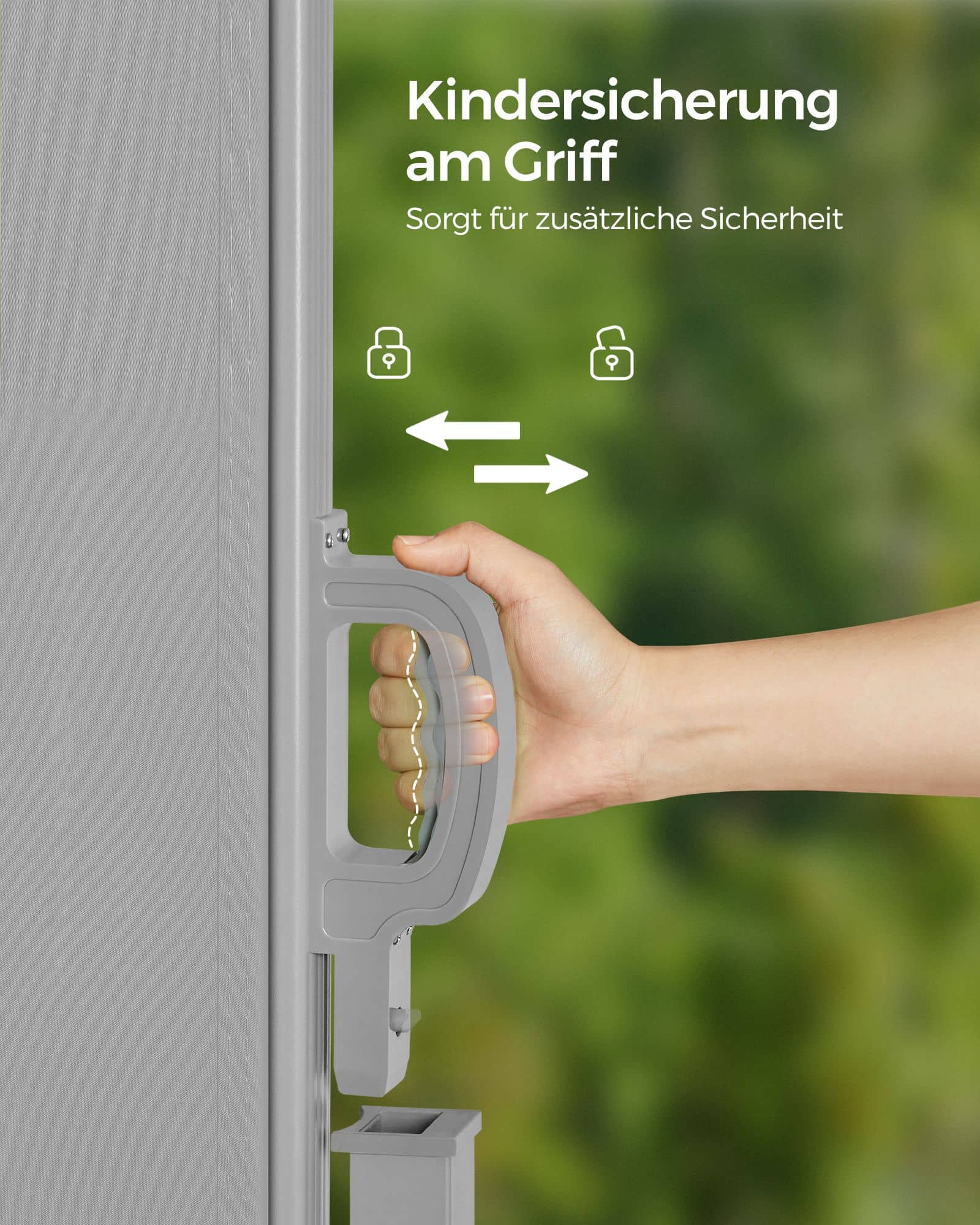 Seitenmarkise, ausziehbar, 200 x 400 cm, Sichtschutz Seitenmarkise, ausziehbar, 200 x 400 cm, Sichtschutz