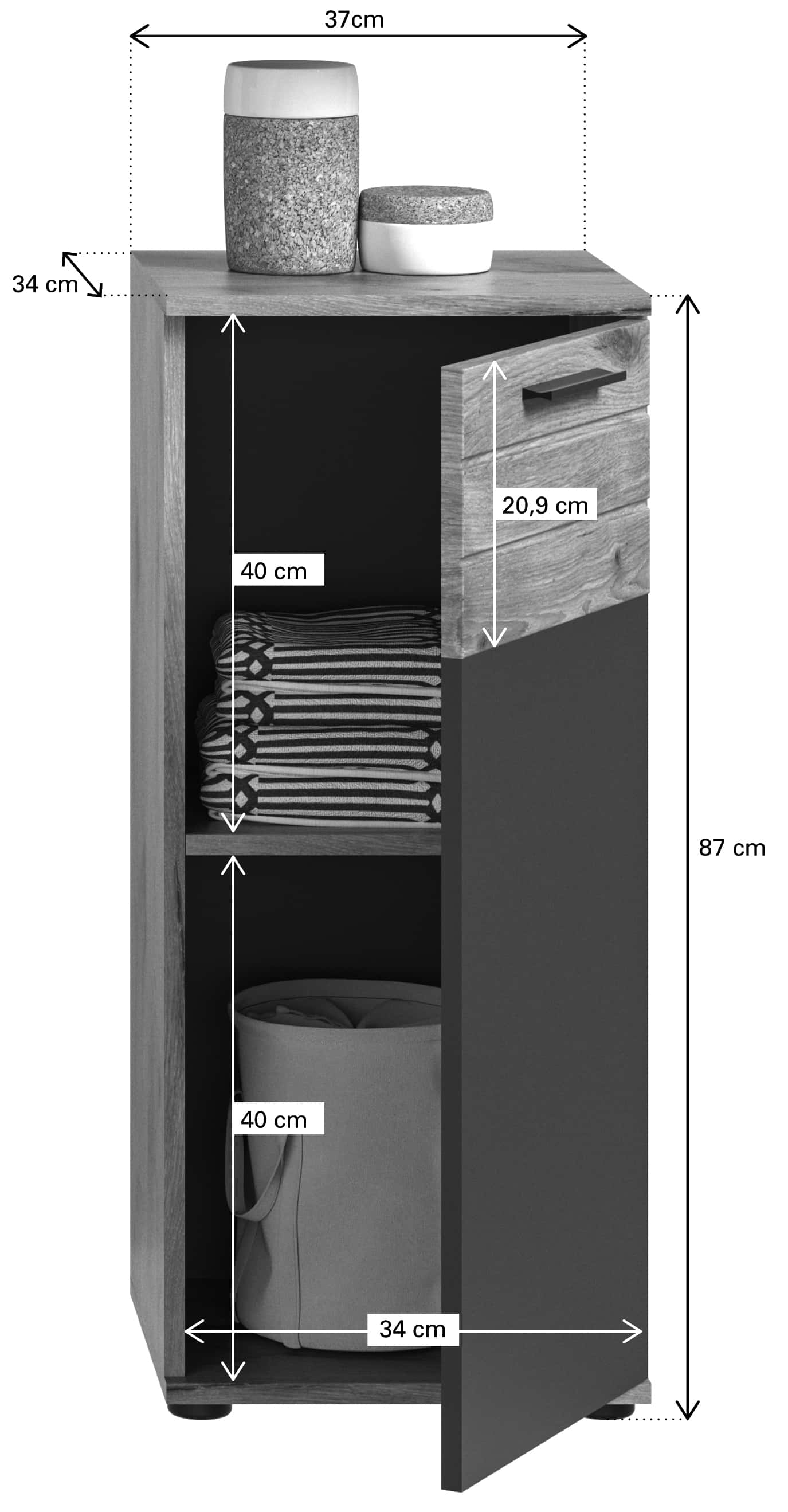Mason Badstandschrank Mason Badstandschrank