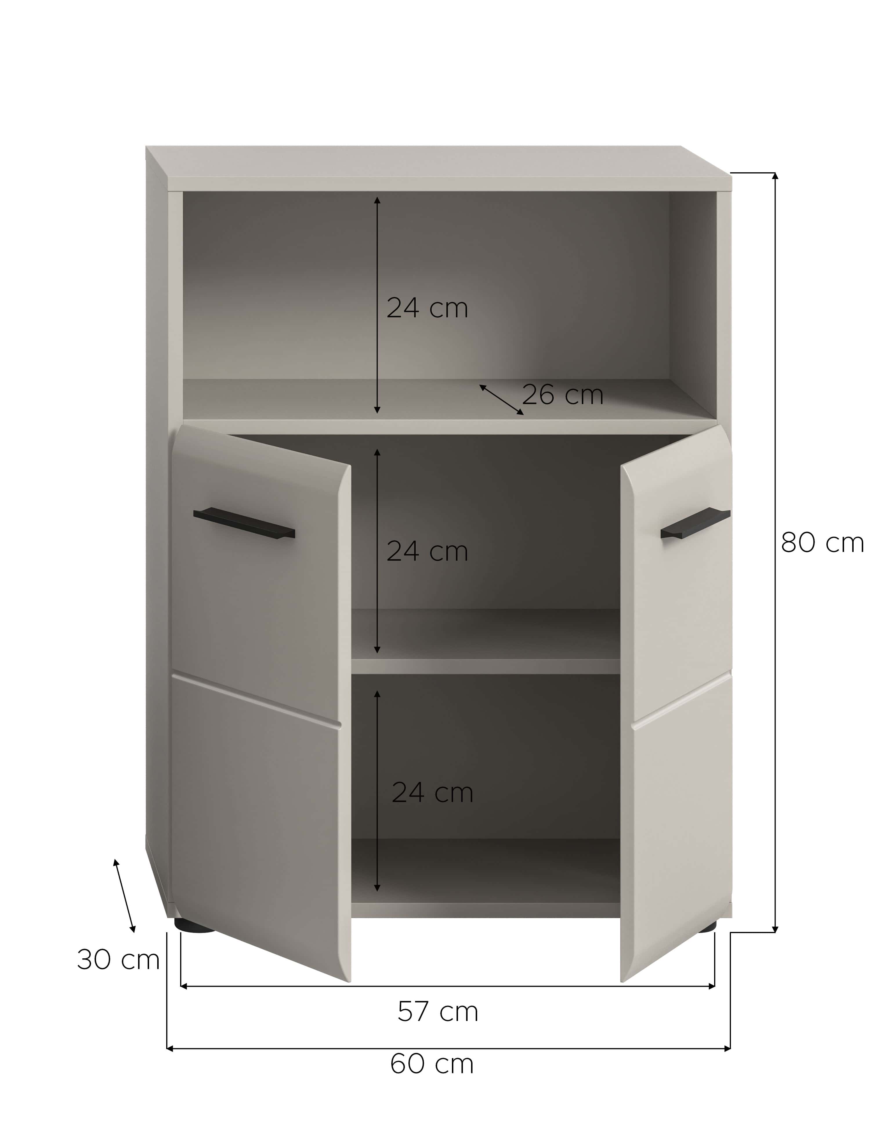 Ice Badschrank halbhoch