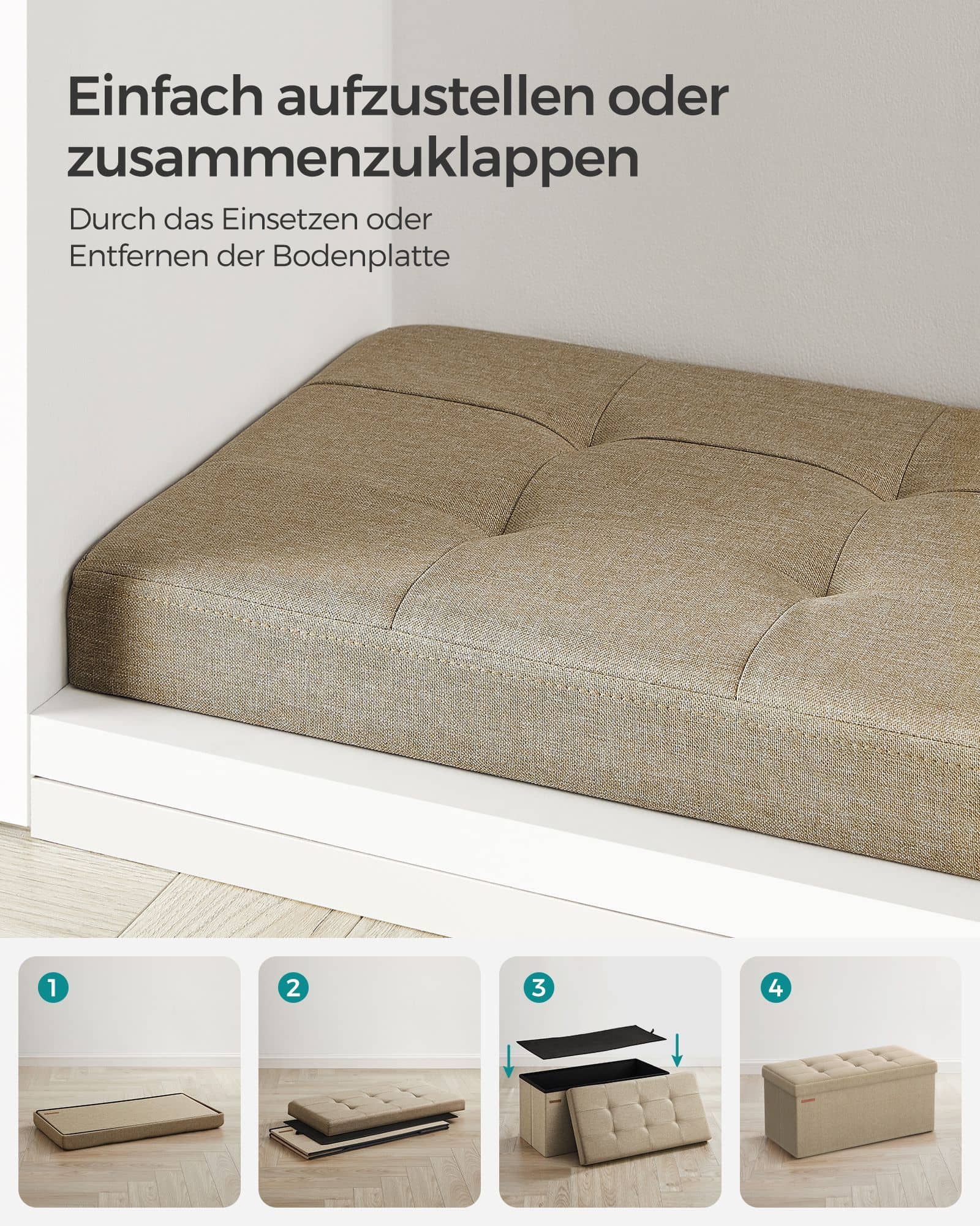 Sitzbank mit Stauraum schwarz Sitzbank mit Stauraum schwarz