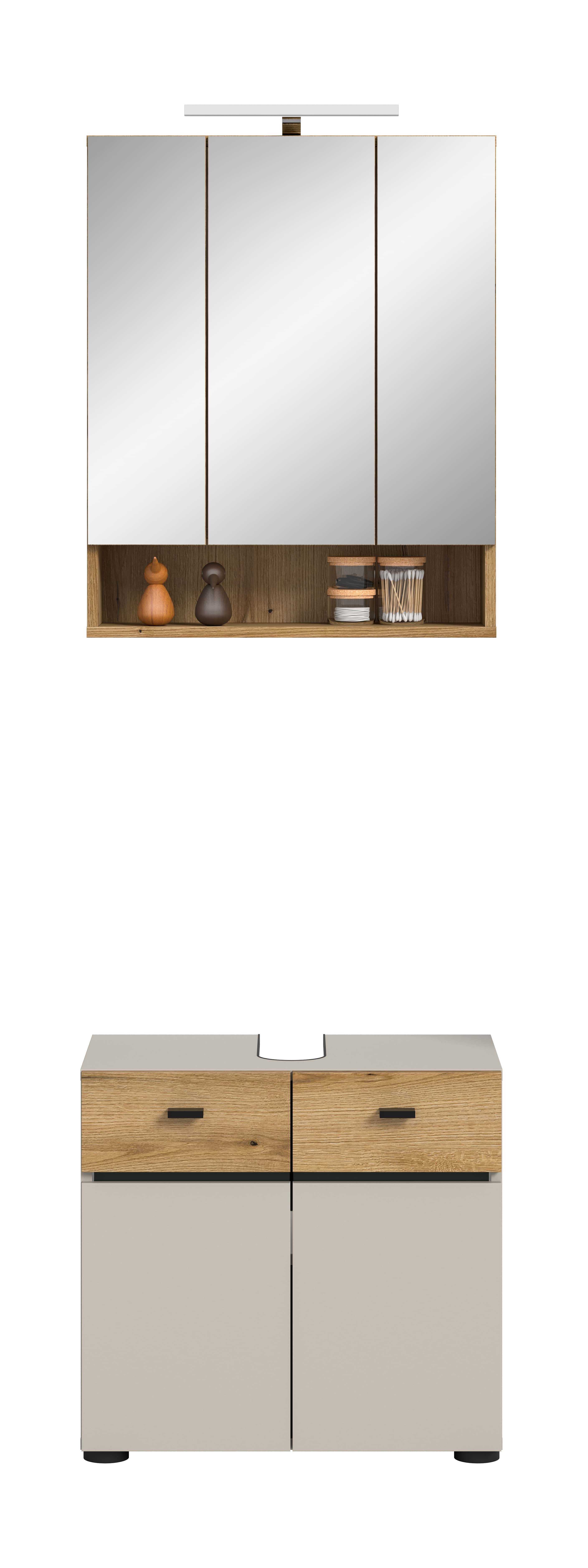 Aqua Badkombination inkl. Beleuchtung Aqua Badkombination inkl. Beleuchtung