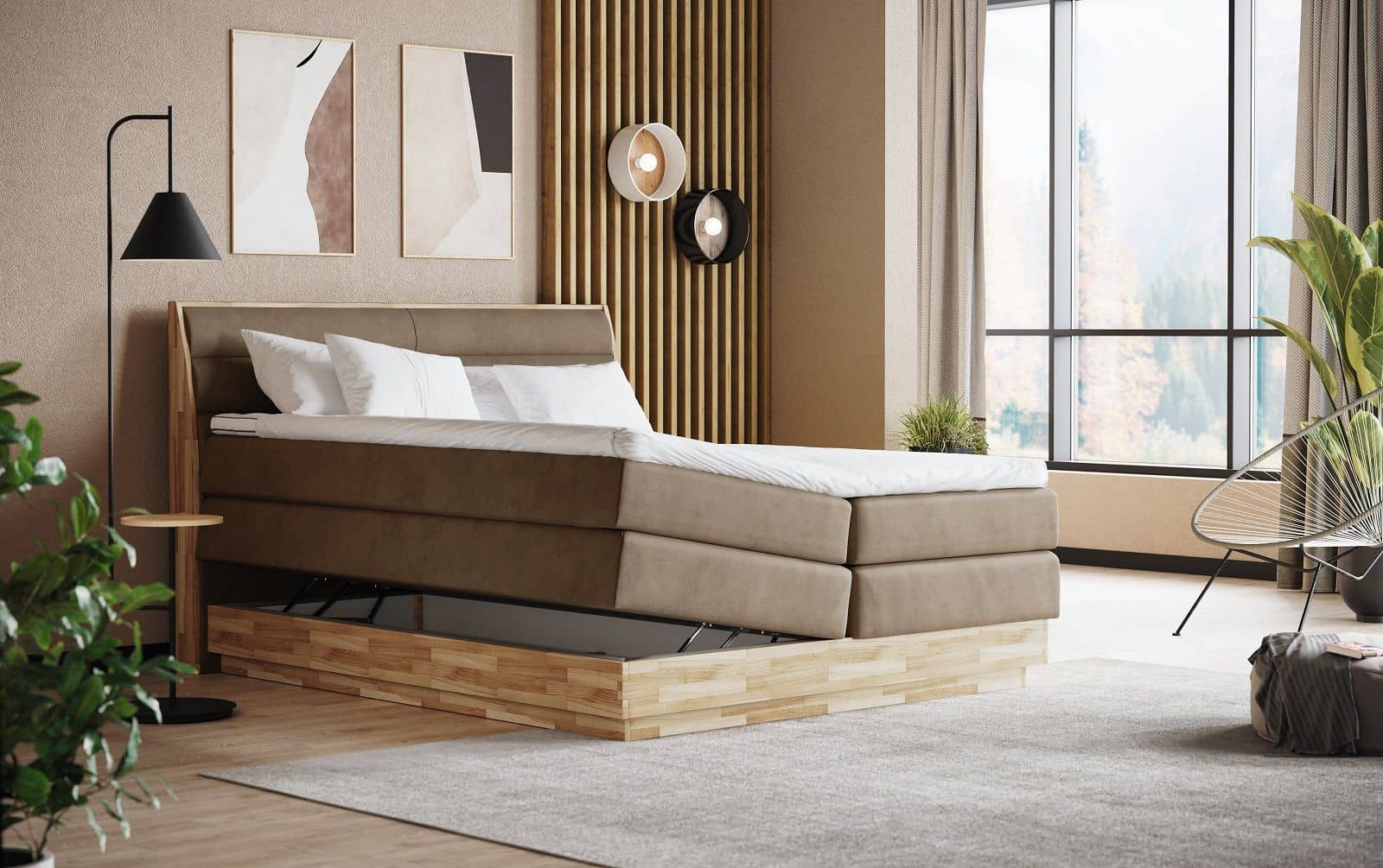 Boxspringbett Marissa mit Bettkasten Fuego – von Cotta Boxspringbett Marissa mit Bettkasten Fuego – von Cotta