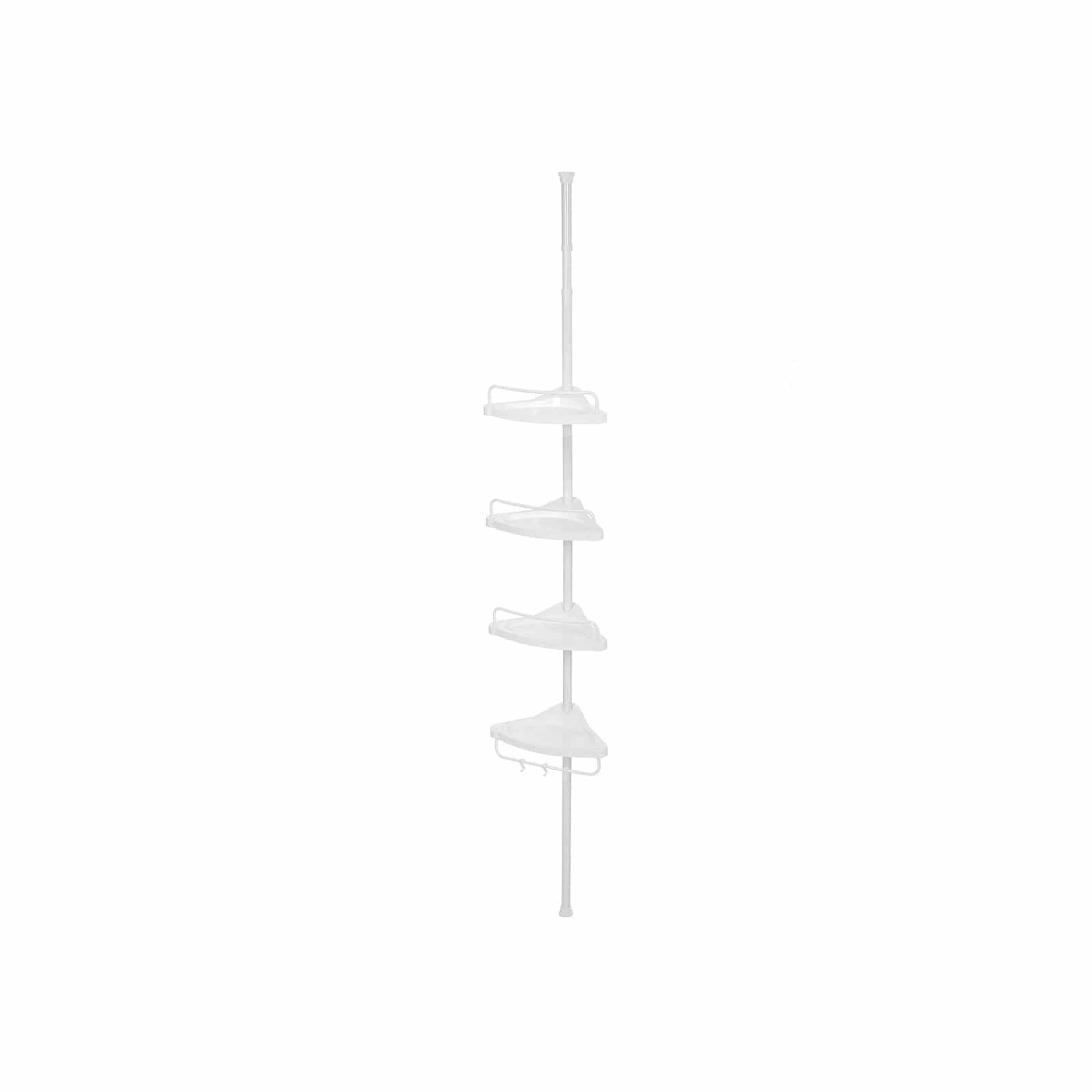 Duschregal 85-305 cm Weiß-B34BCB001A Duschregal 85-305 cm Weiß-B34BCB001A