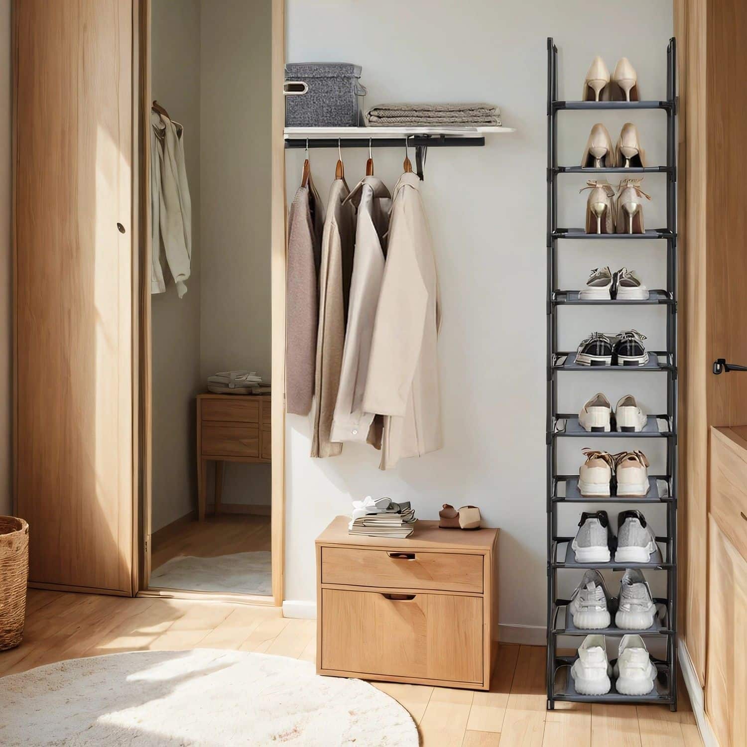 Schuhregal,10 Ebenen, Schuhablage Schuhregal,10 Ebenen, Schuhablage