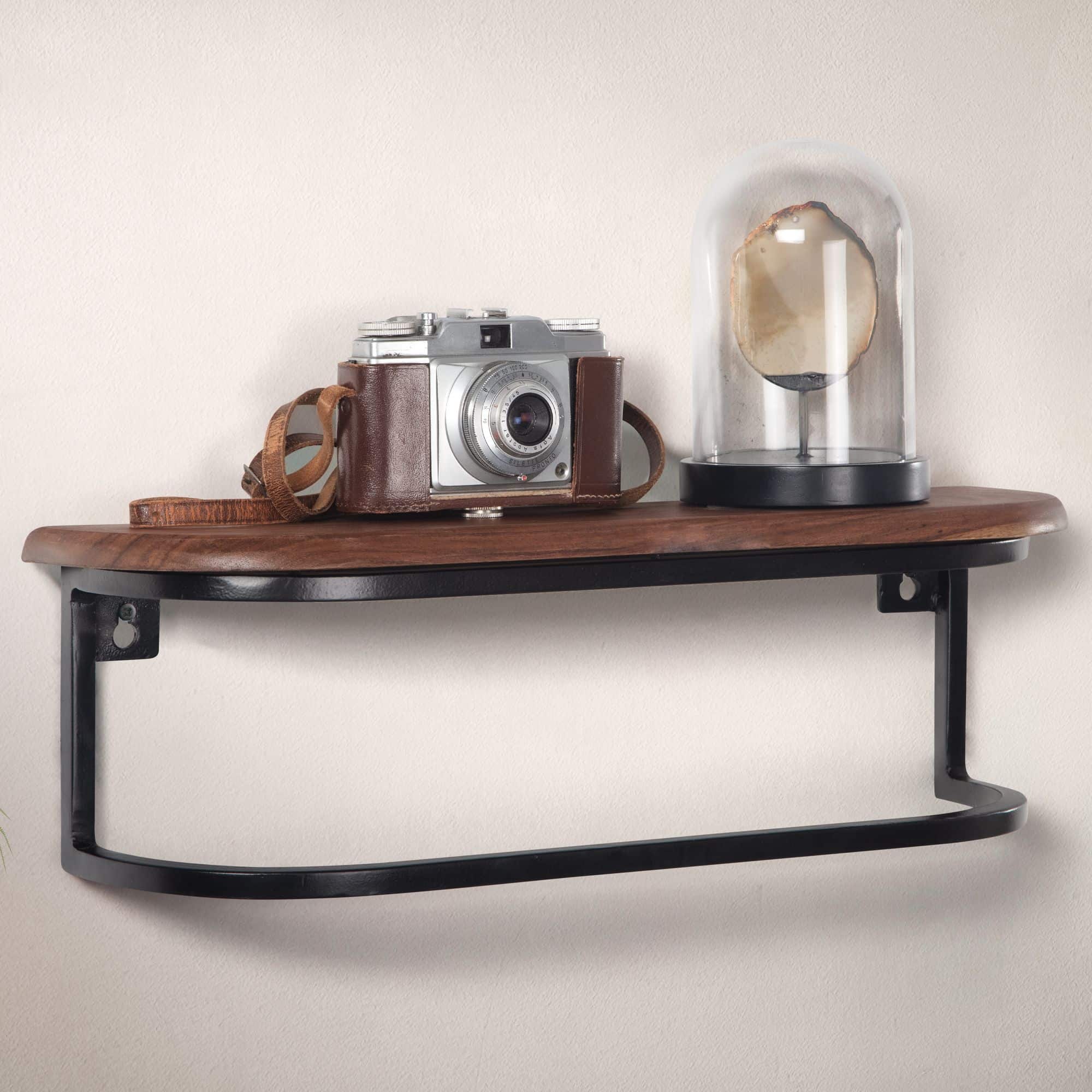 75585-WOHNLING-Wandregal-50x15x13-cm-Sheesham-Massivholz-Metall-Haengeregal-Industrial-3 Wandregal 53x16x18cm Sheesham