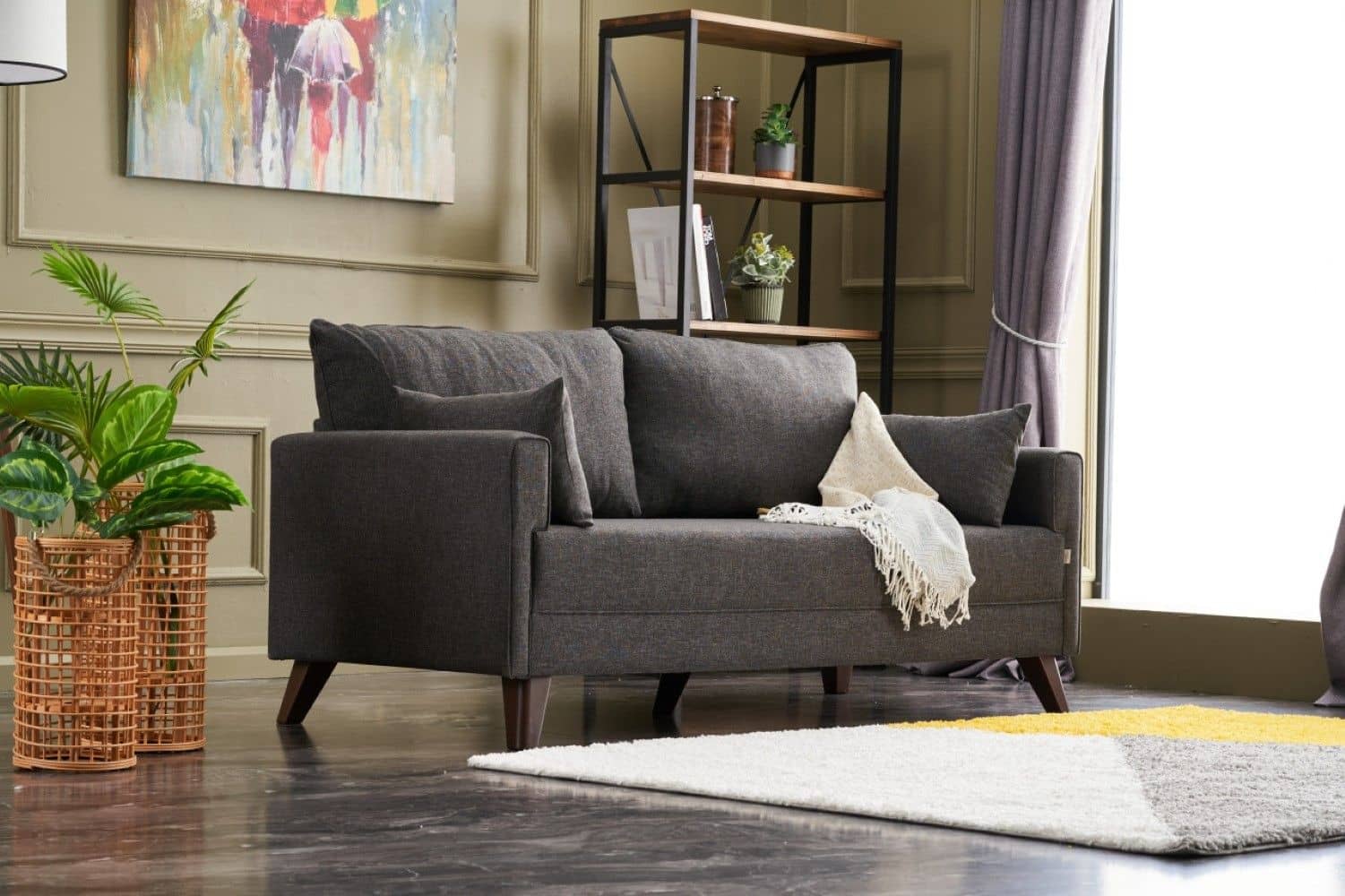 Bella 2-Sitzer Sofa von MyHomelando – Pflegeleicht und modern