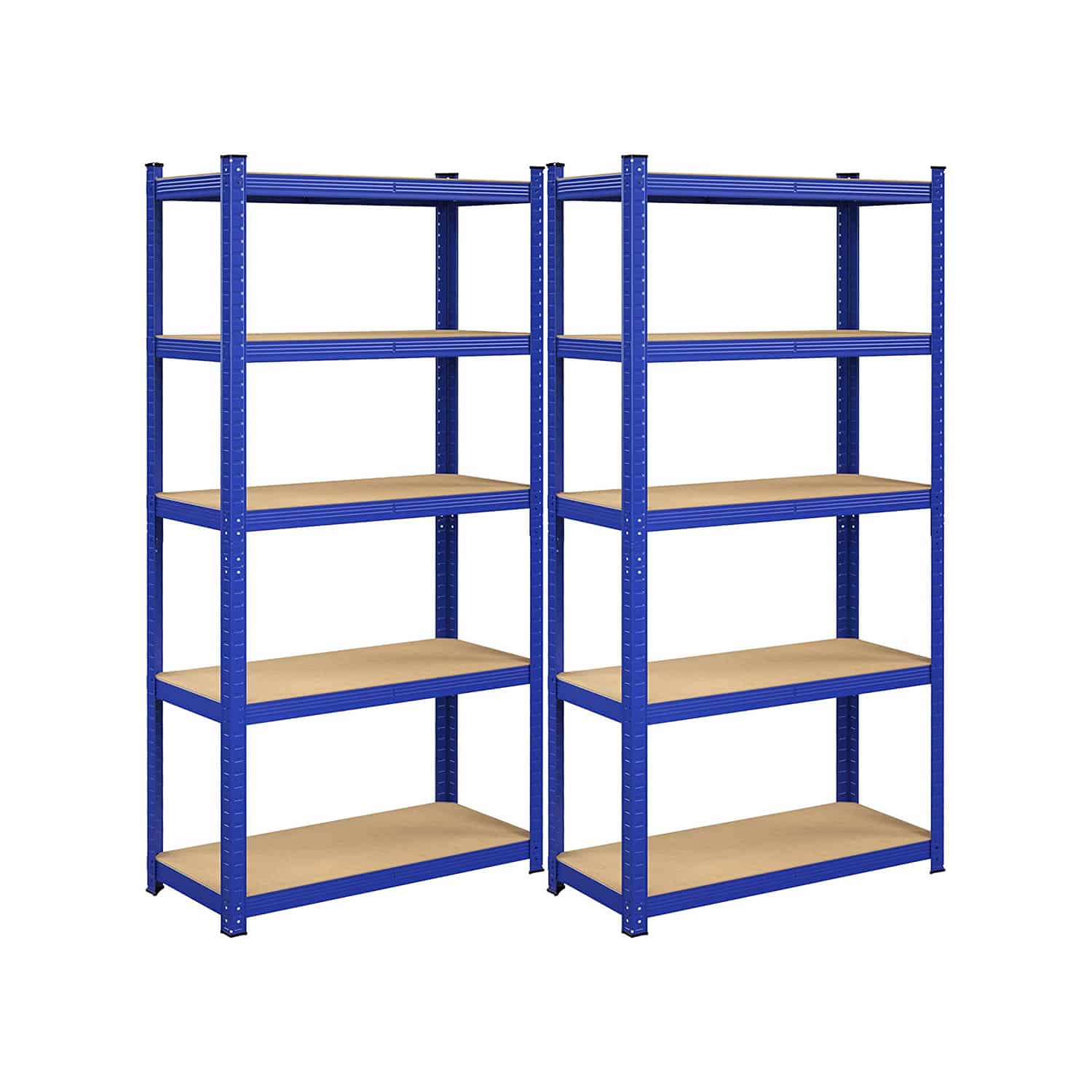 Lagerregale 2er Set 180 x 90 x 40 cm blau-GLR040Q02 Lagerregale 2er Set 180 x 90 x 40 cm blau-GLR040Q02