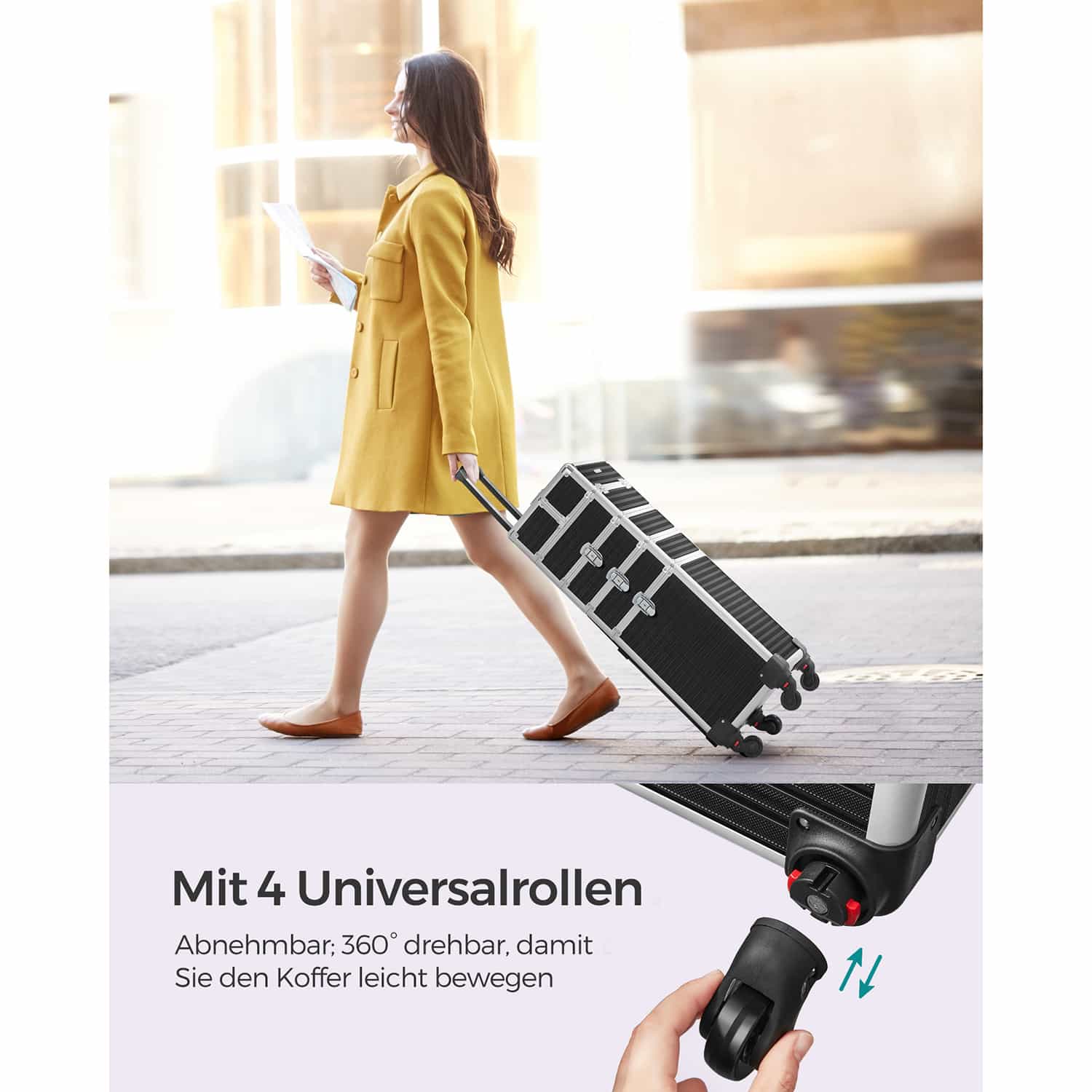 Kosmetikkoffer Trolley abschließbar für Reisen Kosmetikkoffer Trolley abschließbar für Reisen