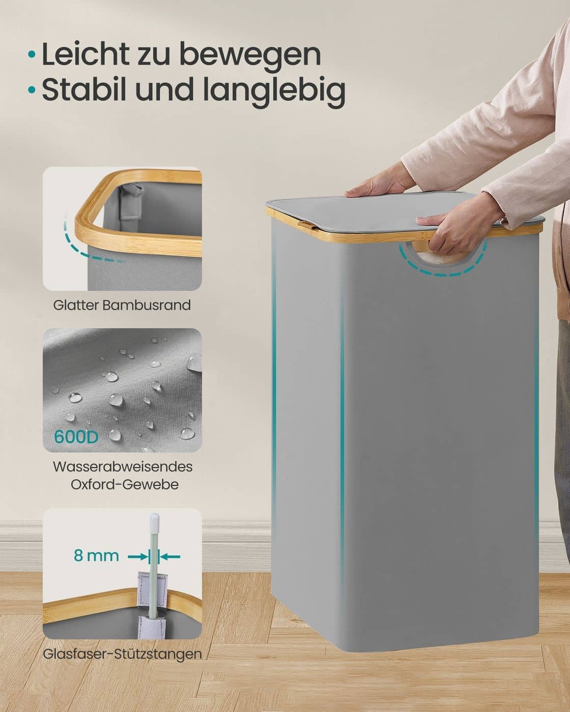 Wäschekorb mit Deckel Wäschekorb mit Deckel