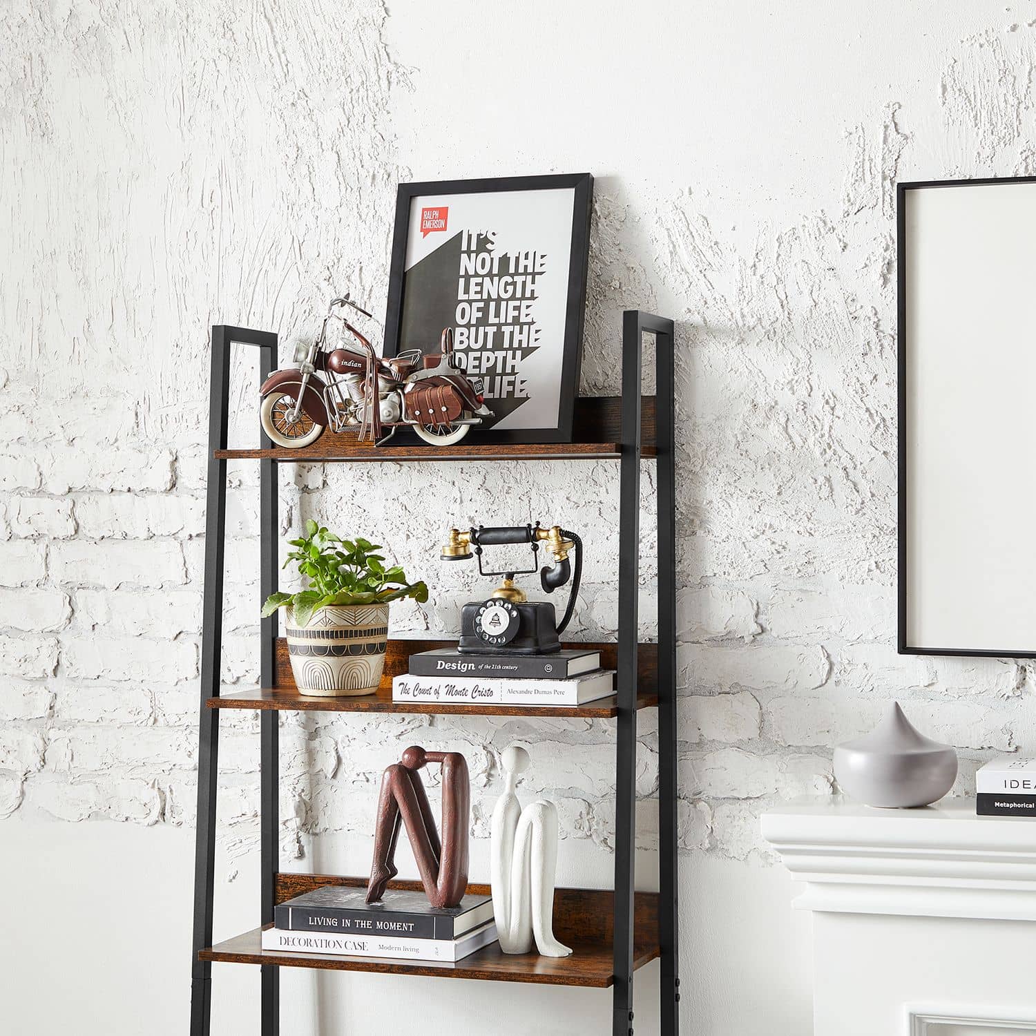 Bücherregal mit 5 Ebenen Bücherregal mit 5 Ebenen