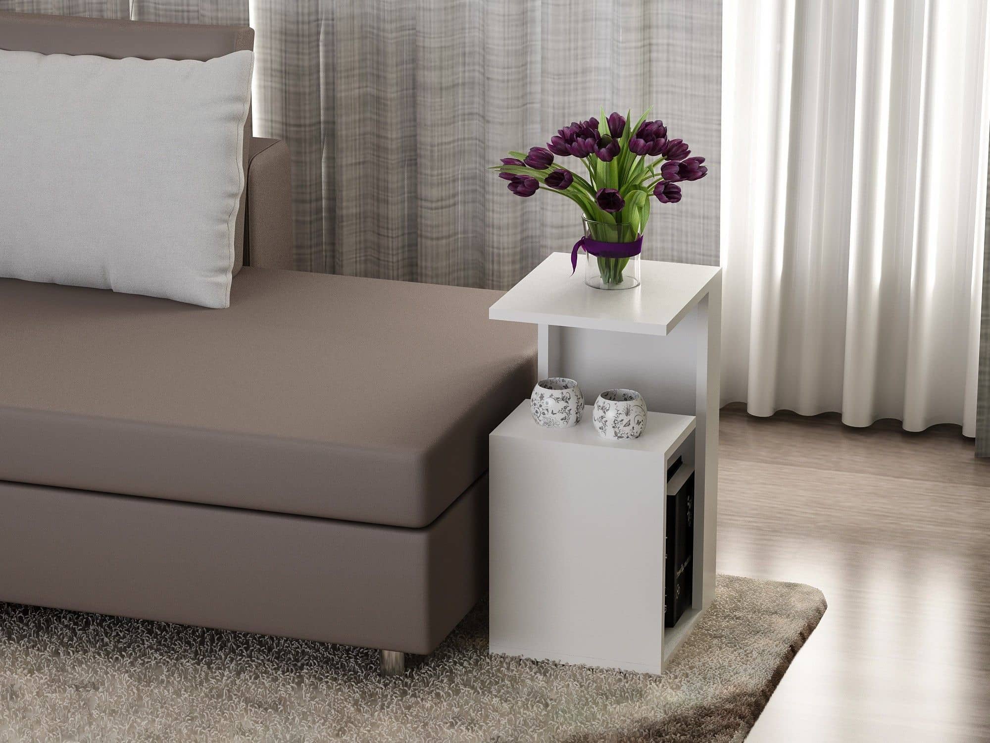 Sister - weiß - Beistelltisch Sister - weiß - Beistelltisch