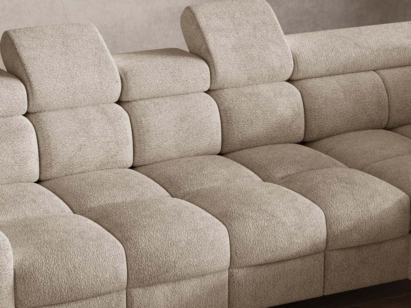 Sofa Bun Ecksofa mit Schlaffunktion | verschiedene Farben wählbar