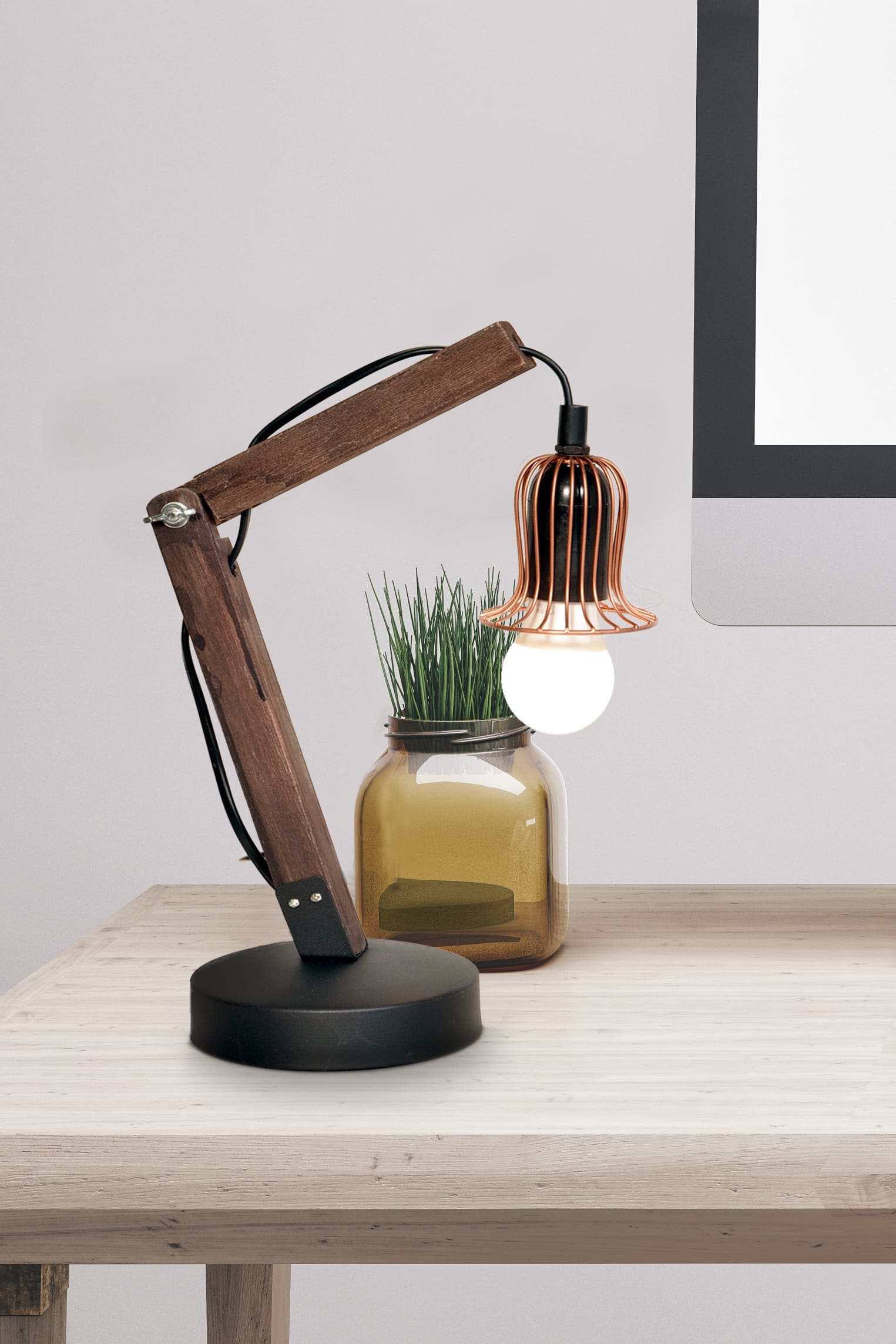 Tischlampe Rossa II Kupfer Tischlampe Rossa II Kupfer