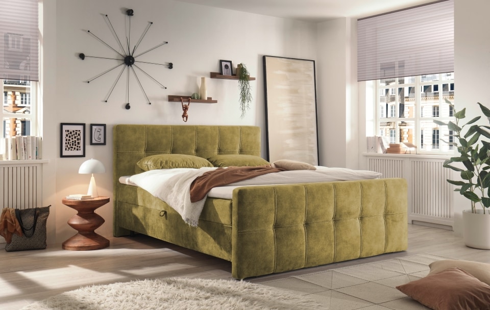 Valetta_Salvador_Allgemein_olive Natürliches Schlafambiente: Das ED Exciting Design Boxbett Valetta 6 in beruhigendem Olive