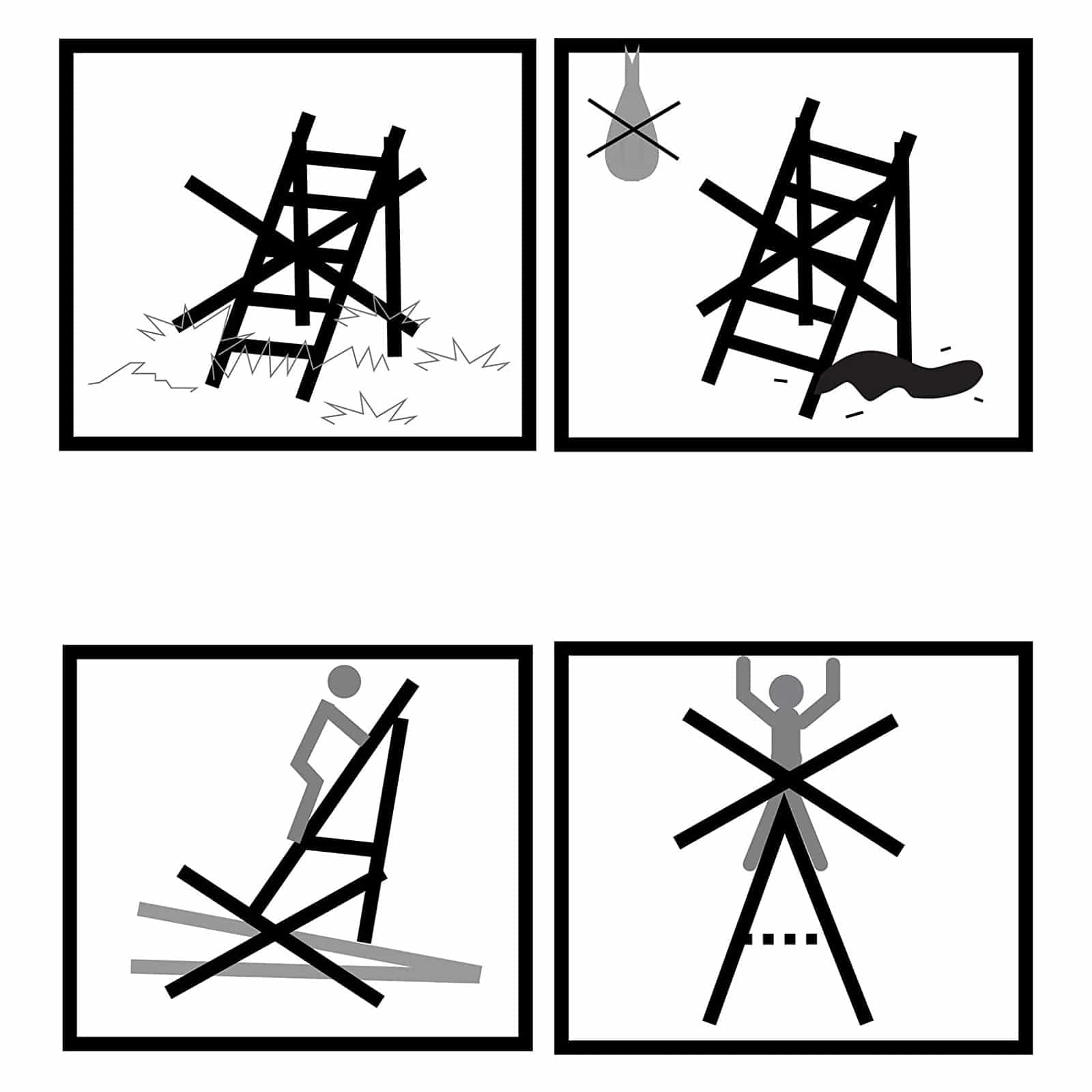 Leiter mit 3 Stufen-GLT03BK Leiter mit 3 Stufen-GLT03BK