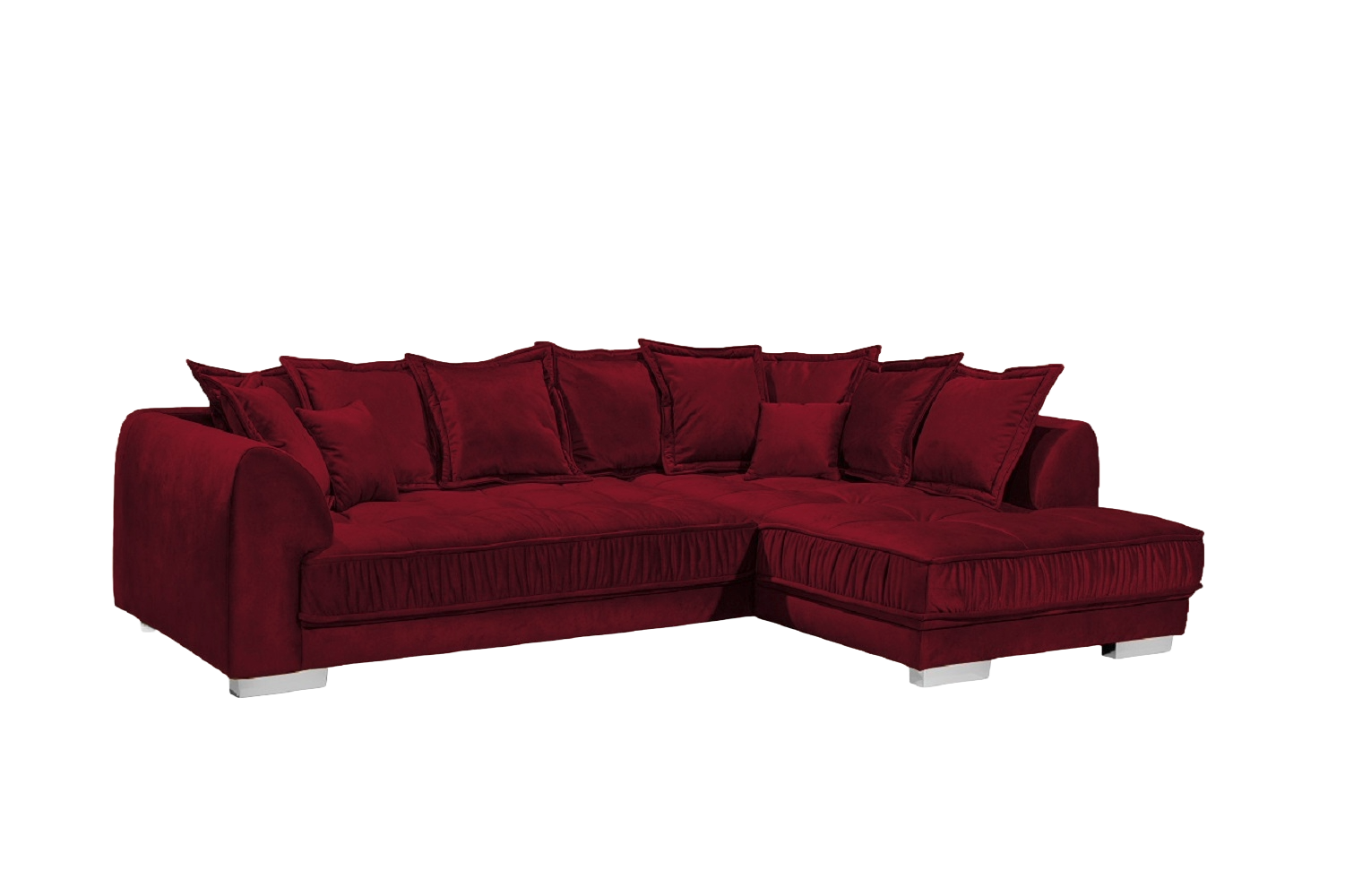 Ecksofa Pascha von ED Exciting Design – Luxus-Mikrofaser